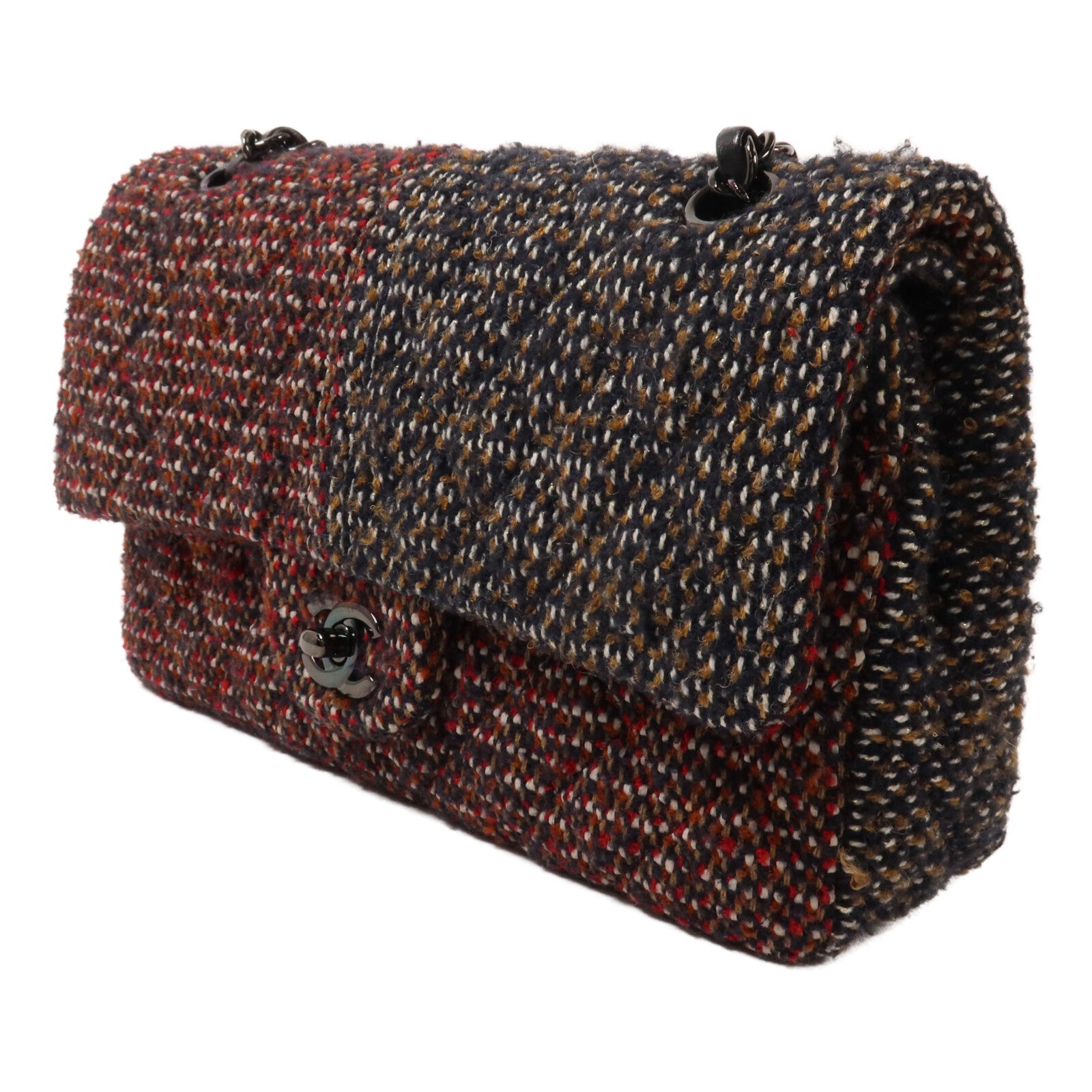 CHANEL Tweed Classic 25鏈帶肩背袋