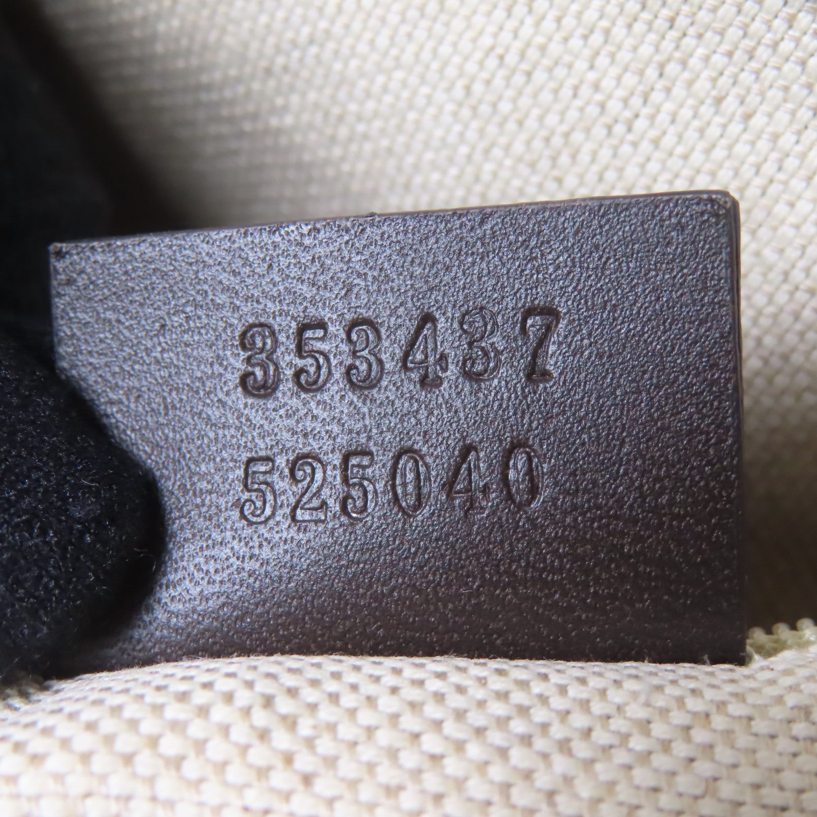GUCCI 塗層帆布Tote Bag金扣手挽肩背兩用袋棕色