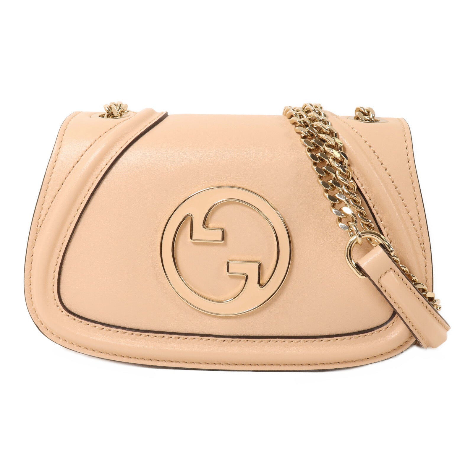 GUCCI 牛皮皮革Blondie鏈帶肩背袋