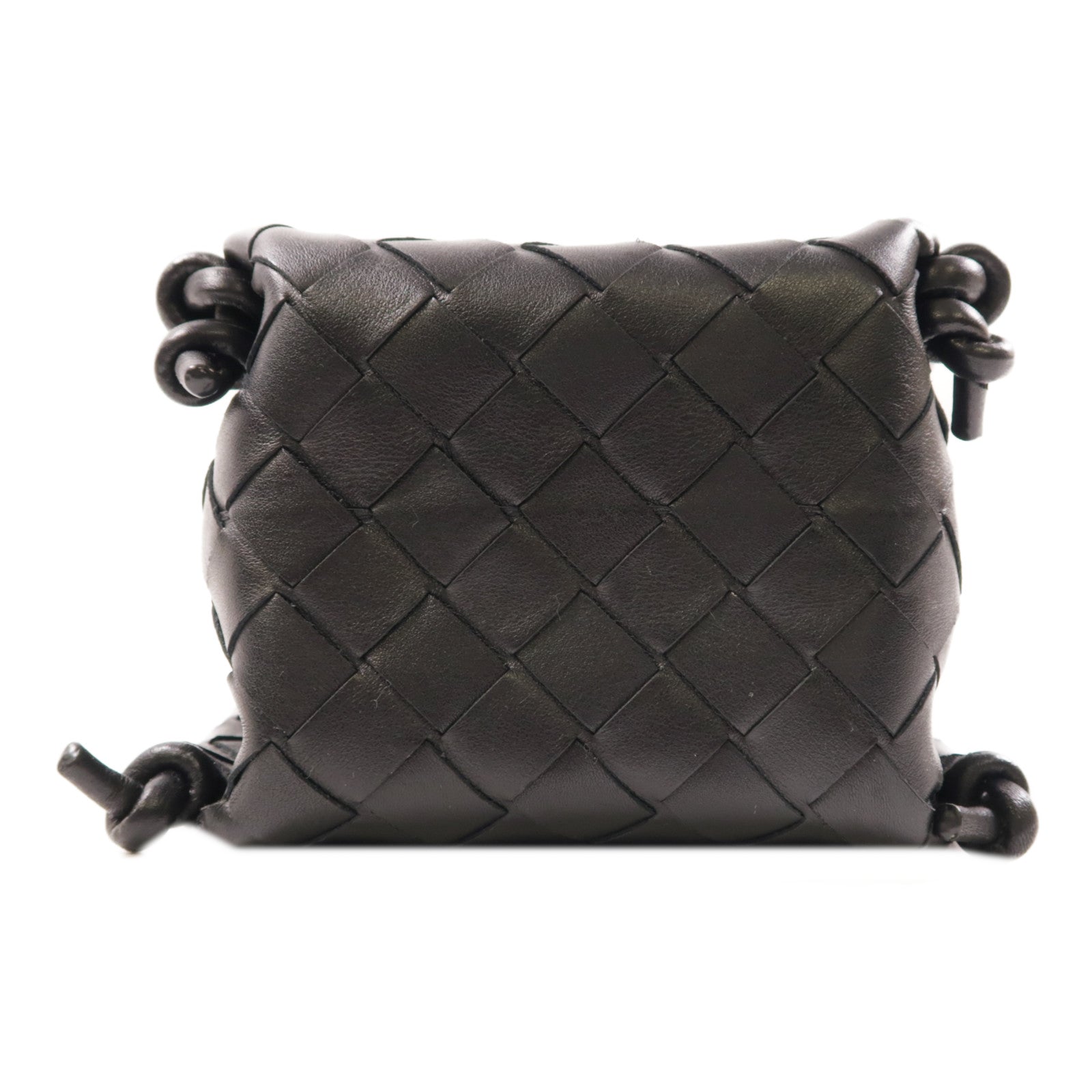 BOTTEGA VENETA BV Shoulder Bag Calfskin Leather Black