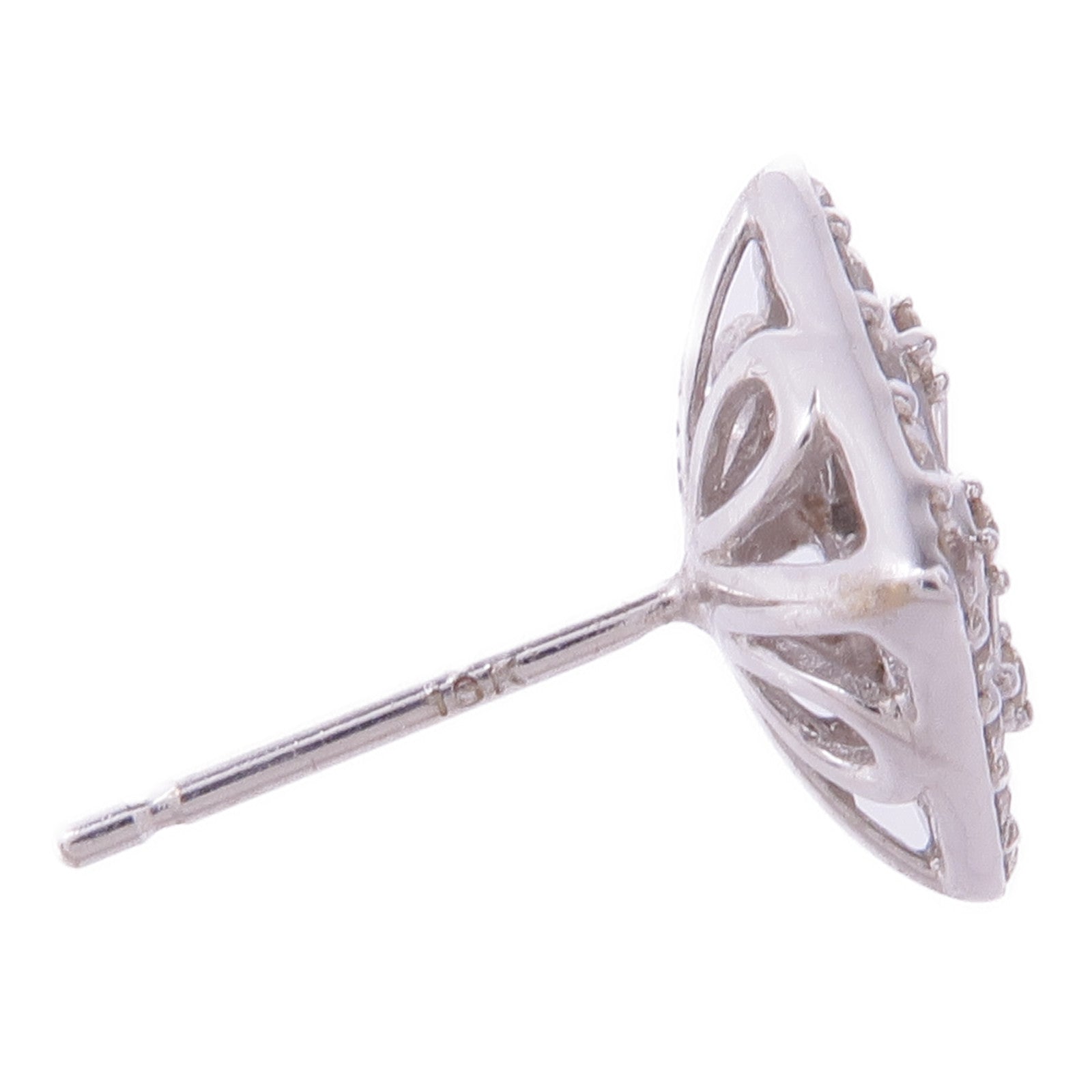 JEWELRY 18K白金Diamond Earrings鑽石耳環