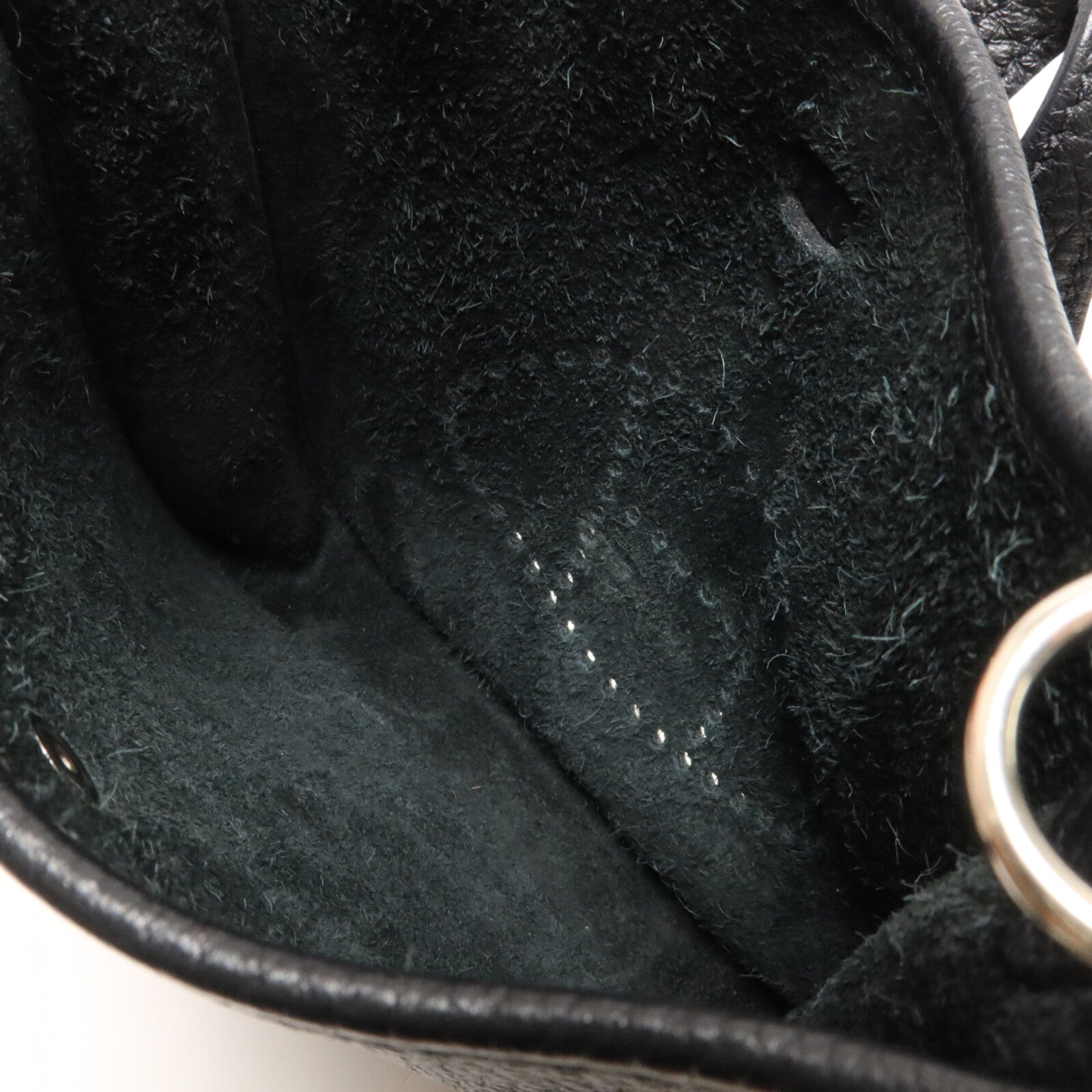 HERMES Clemence皮革Evelyne TPM肩背袋Noir