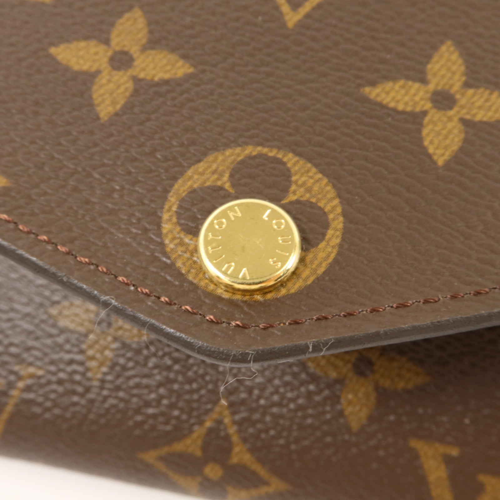 LOUIS VUITTON Monogram Portefeuille Sara金扣長錢包