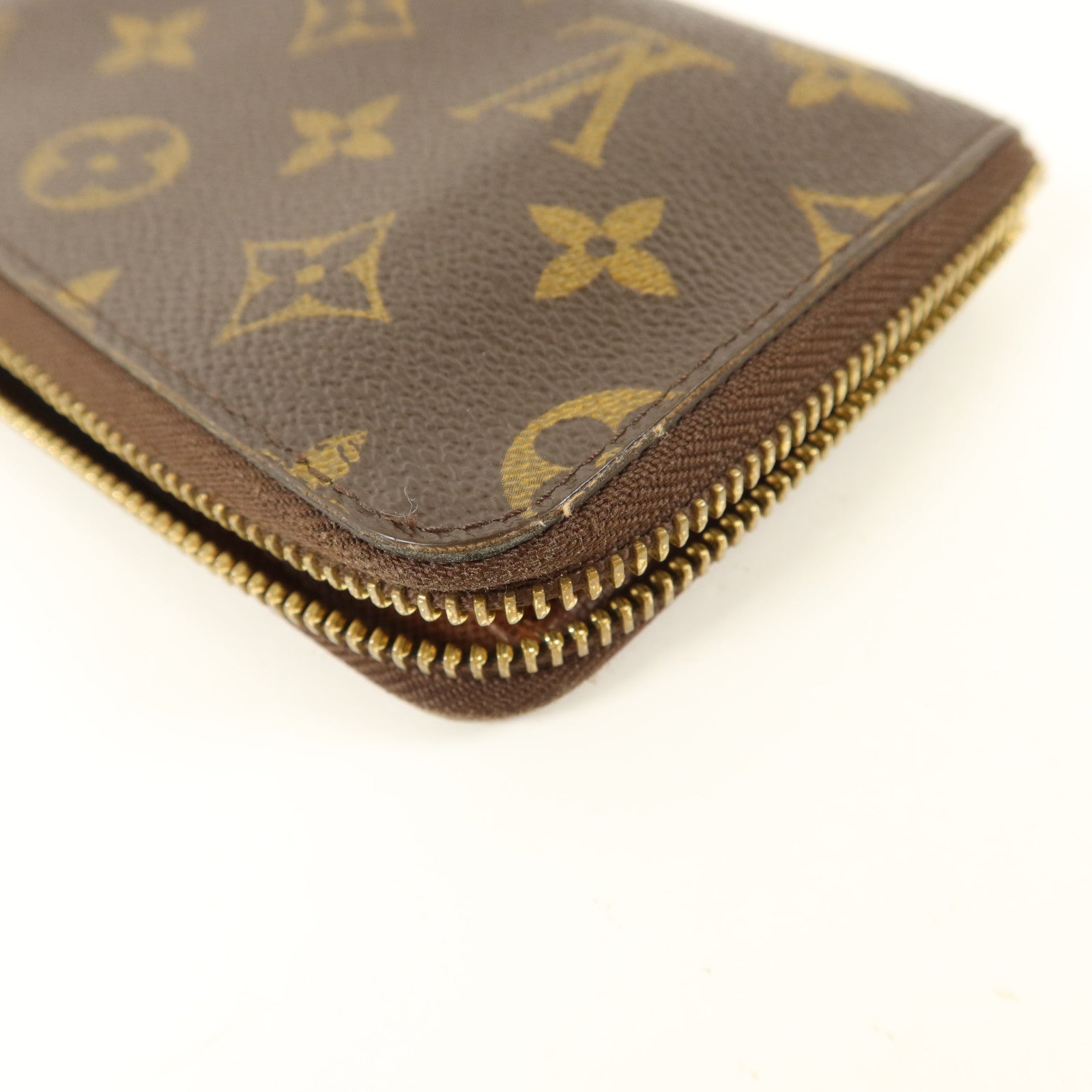 LOUIS VUITTON Monogram Zipper Wallet錢包