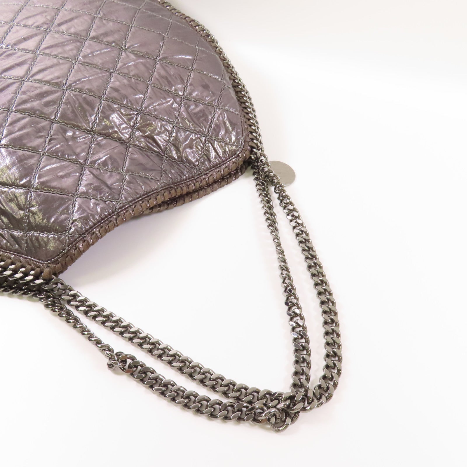 SELECTION 【激減優惠】皮革Stella McCartney銀扣鏈帶肩背袋