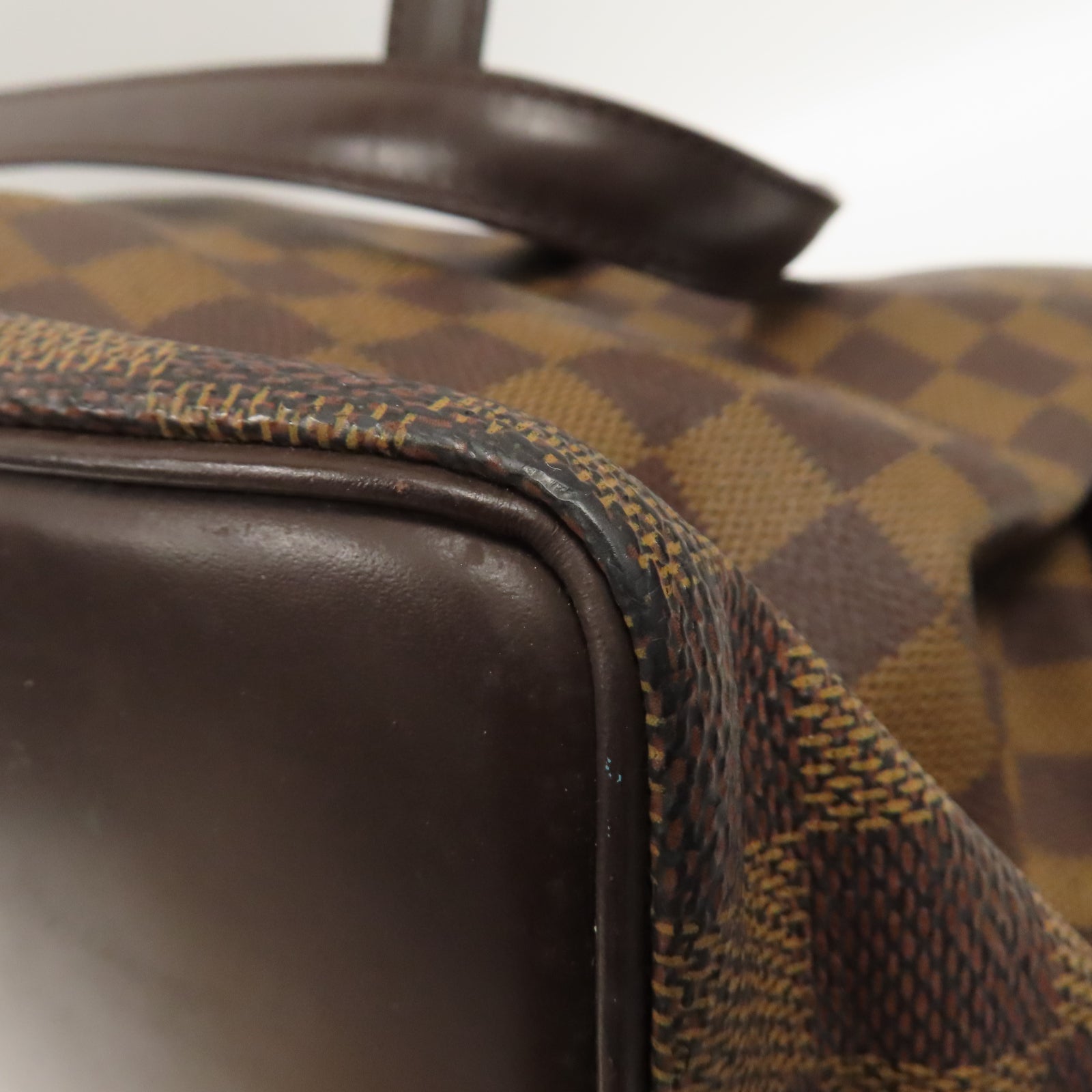 LOUIS VUITTON Damier Chelsea金扣肩背袋啡色