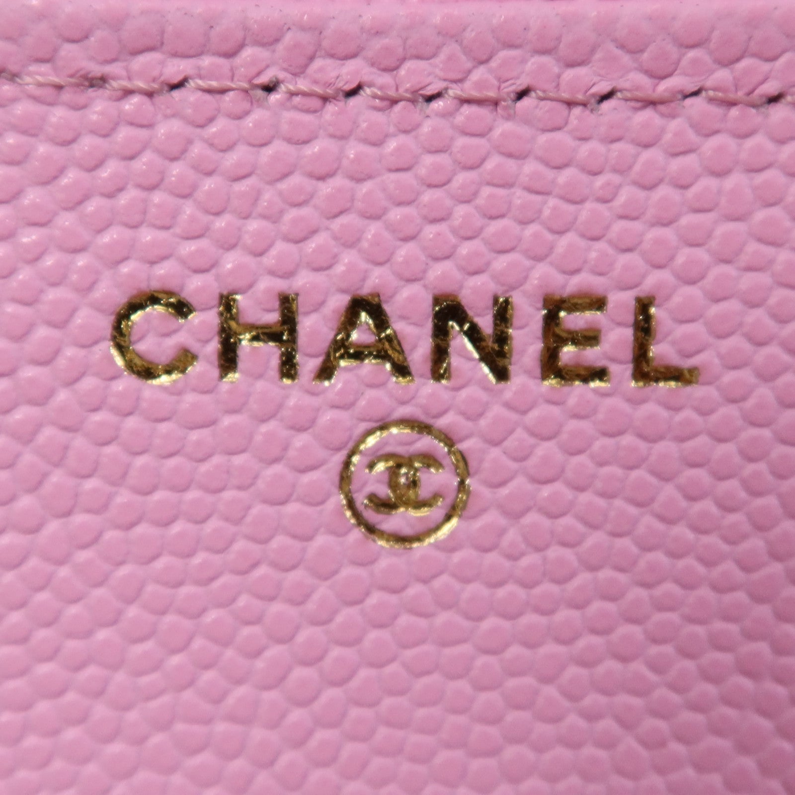 CHANEL 牛皮皮革Classic Small Flap Wallet金扣錢包