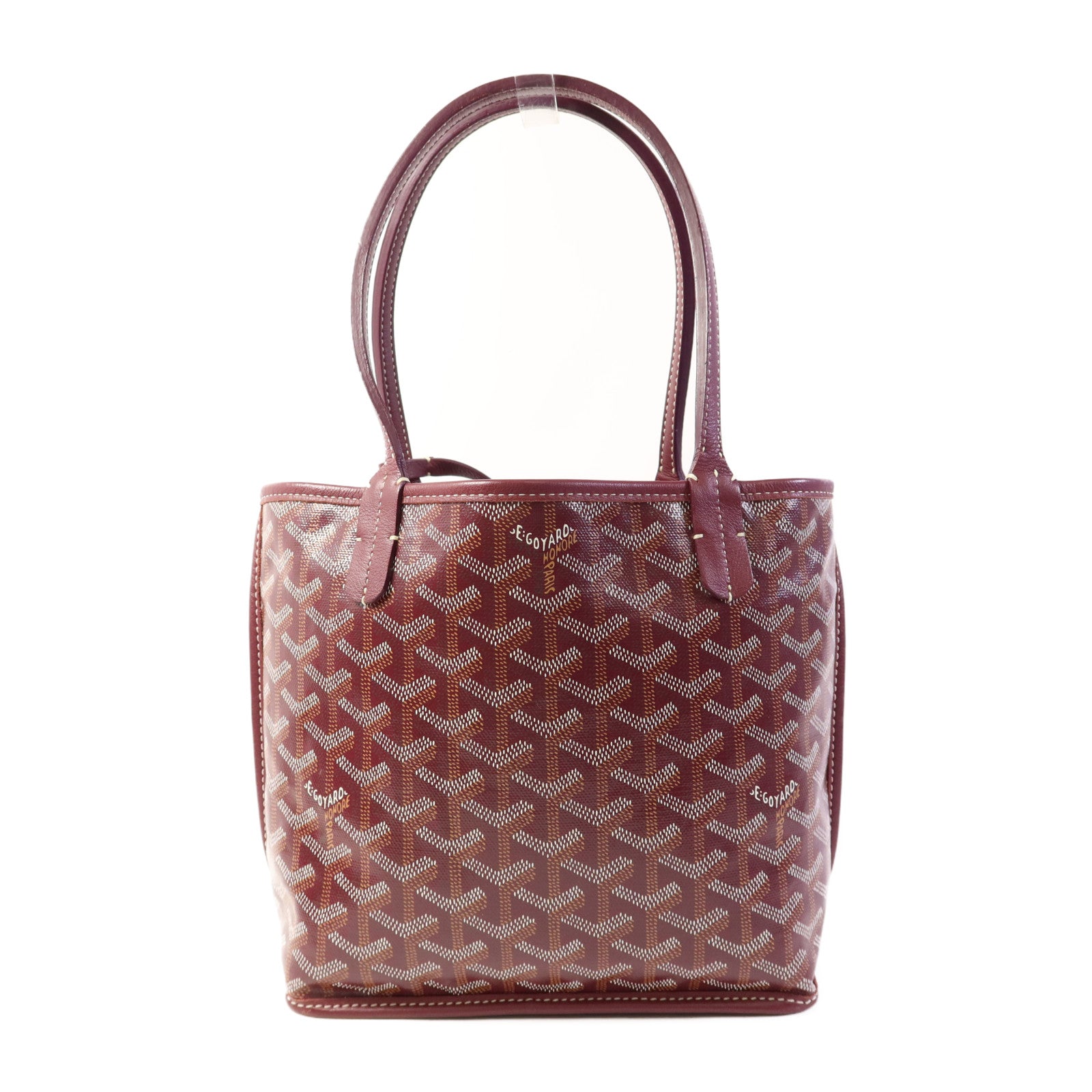 GOYARD 塗層帆布Mini Anjou Tote Bag銀扣手挽袋