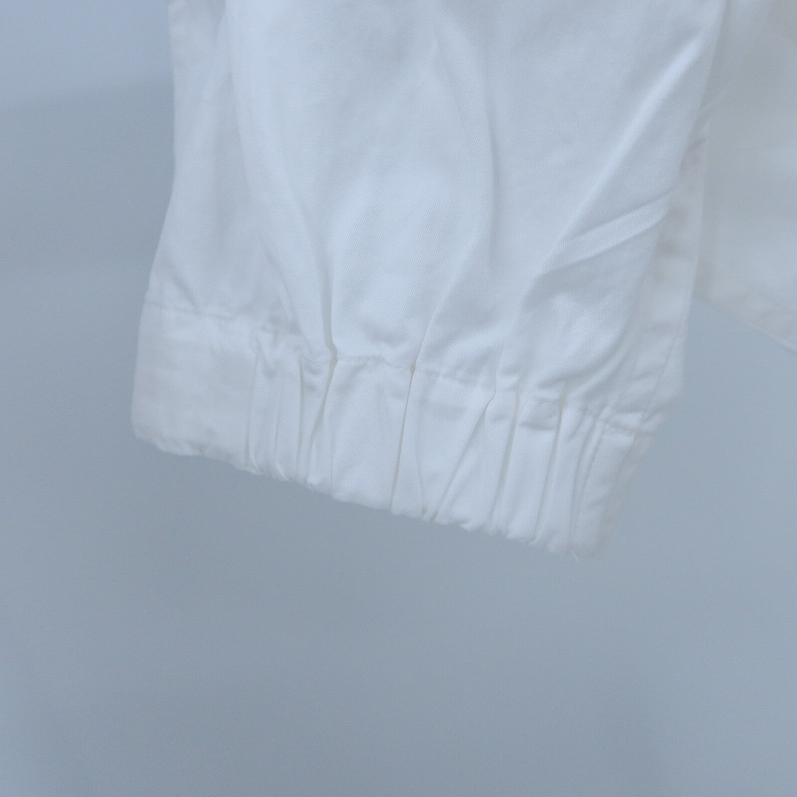 HERMES Cotton Pleated Ruffle Shirt上衣
