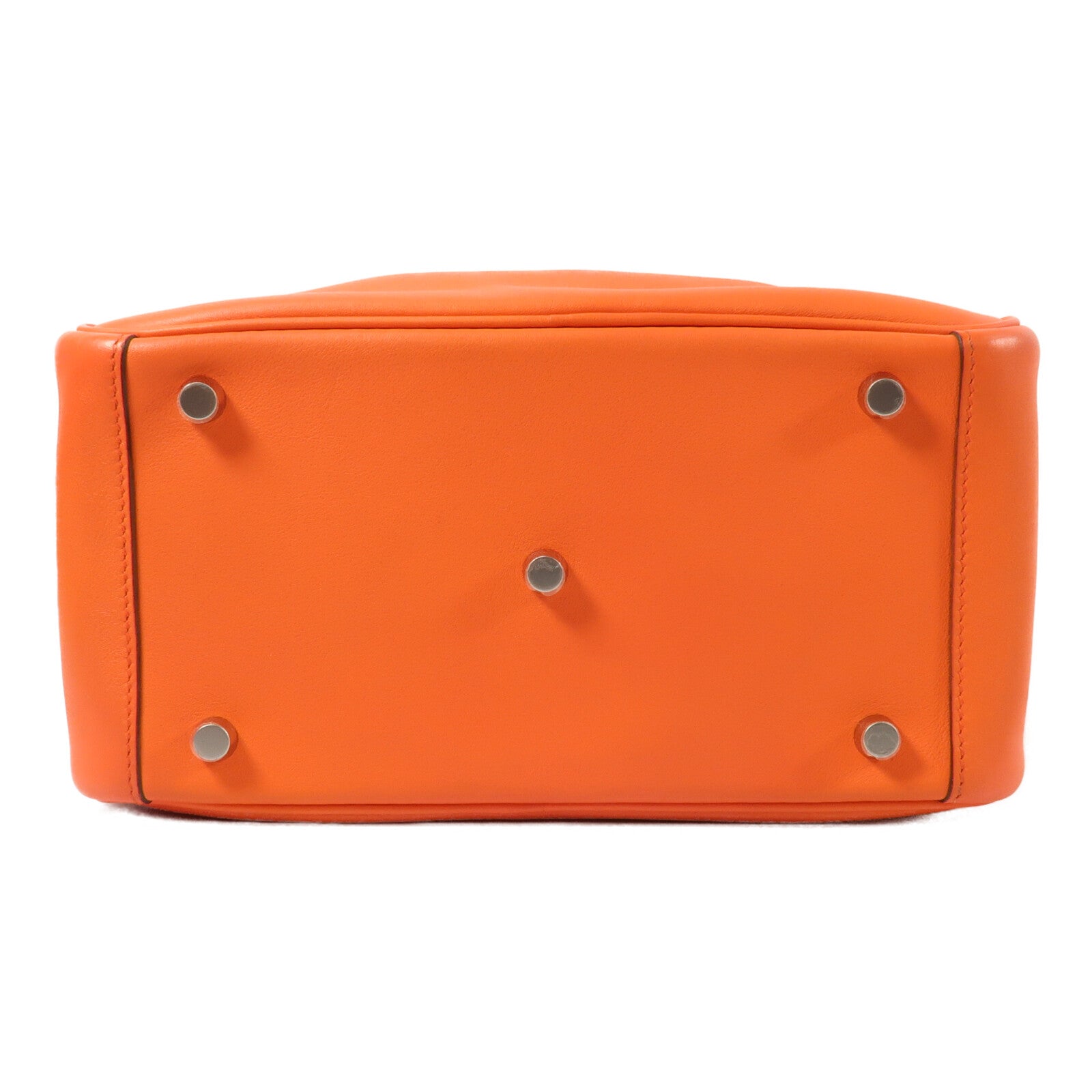 HERMES Swift皮革Lindy 26手挽肩背兩用袋Orange