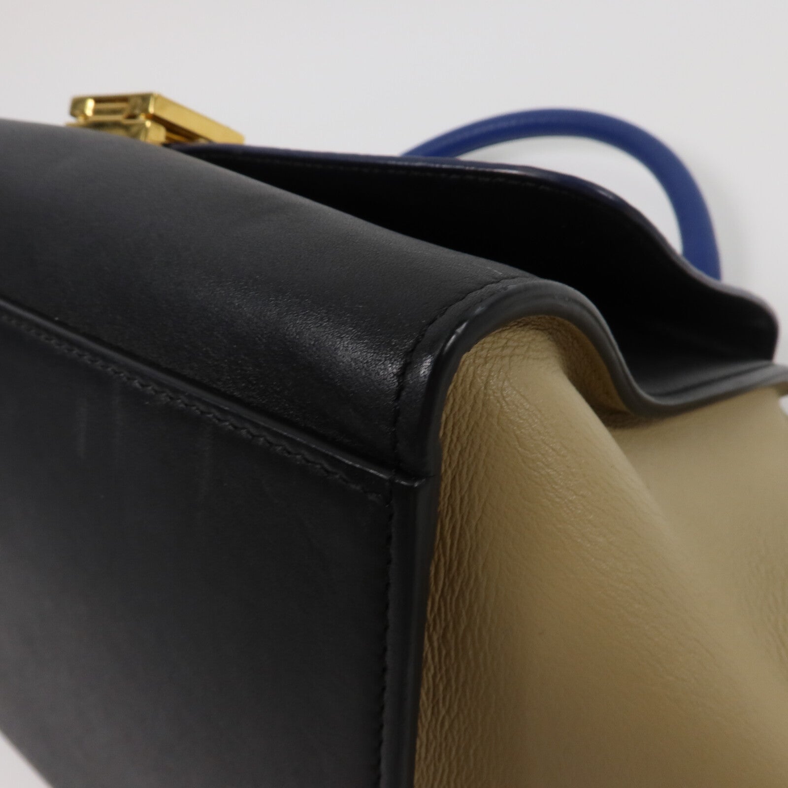 CELINE 牛皮皮革Trapeze Medium手挽肩背兩用袋