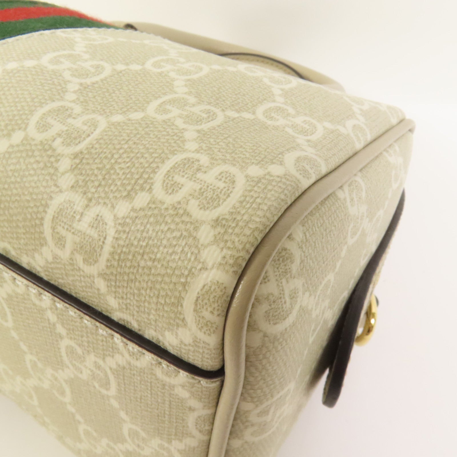 GUCCI 塗層帆布GG Ophidia Boston Bag金扣手挽肩背兩用袋