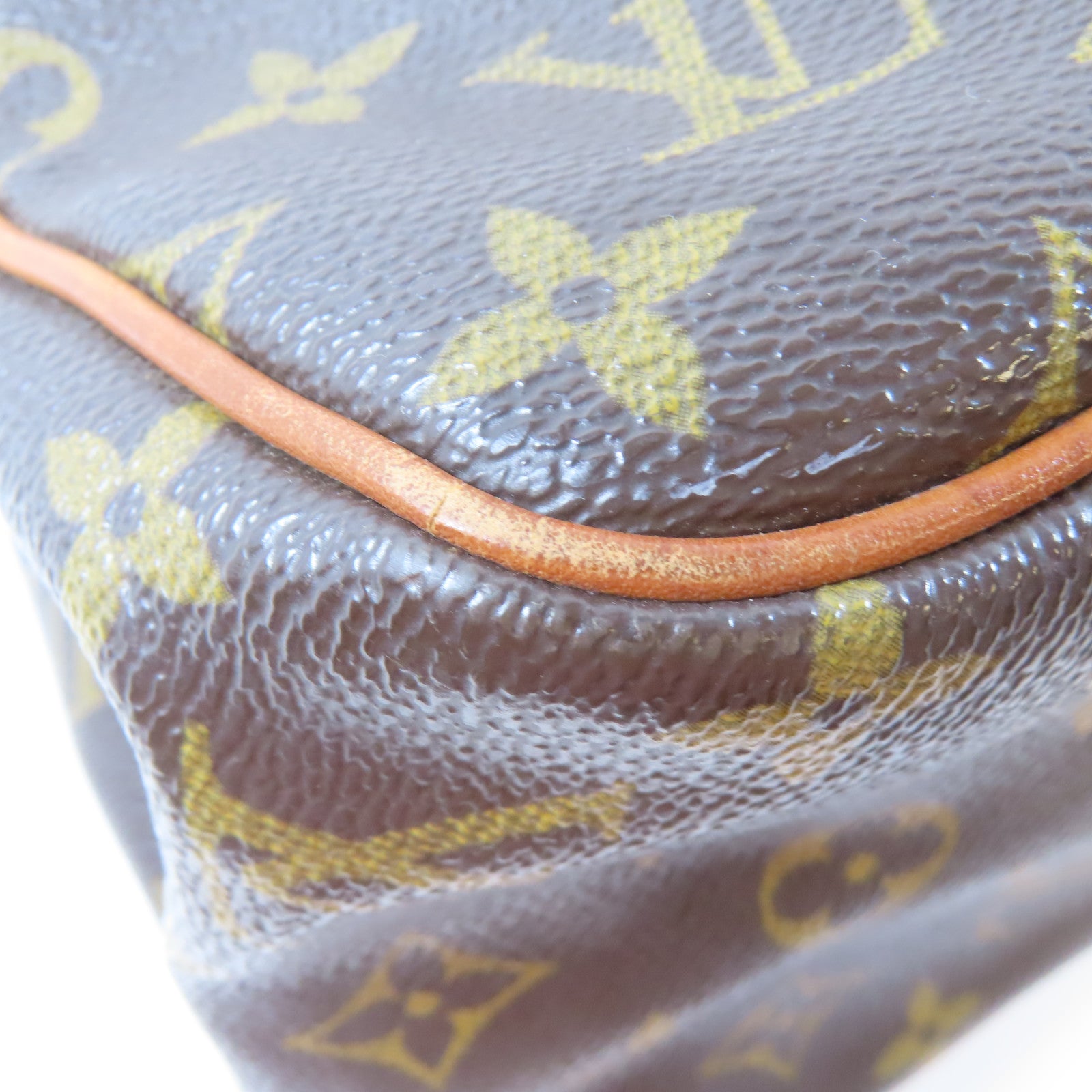 LOUIS VUITTON Monogram Batignolles Vertical金扣肩背袋啡色