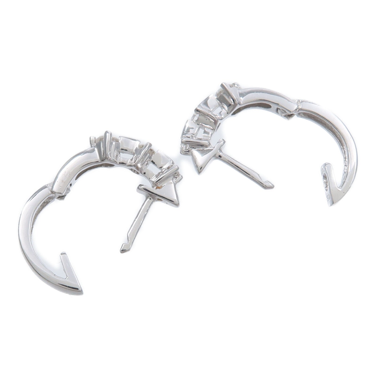 JEWELRY 18K白金Diamond Earrings鑽石耳環