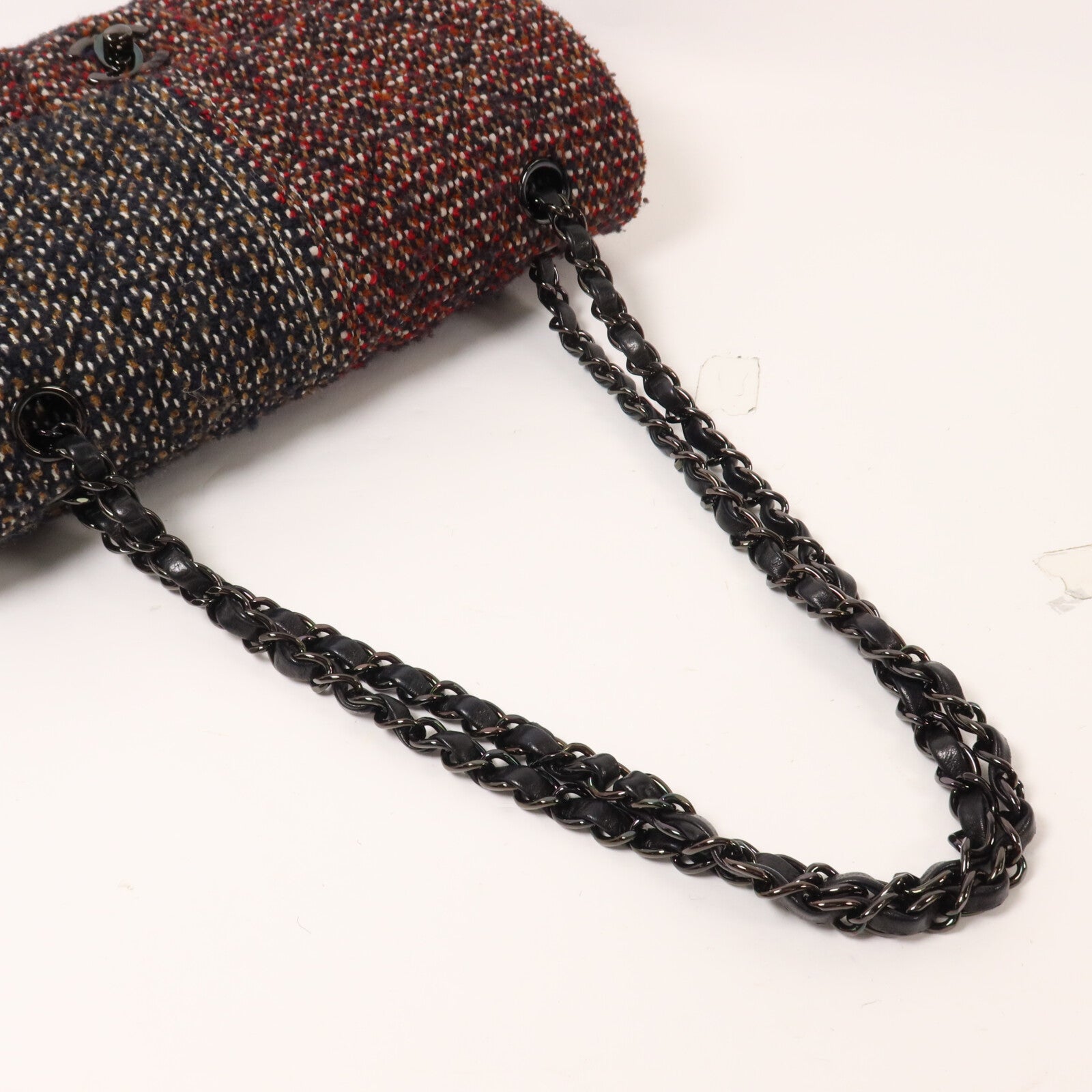CHANEL Tweed Classic 25鏈帶肩背袋