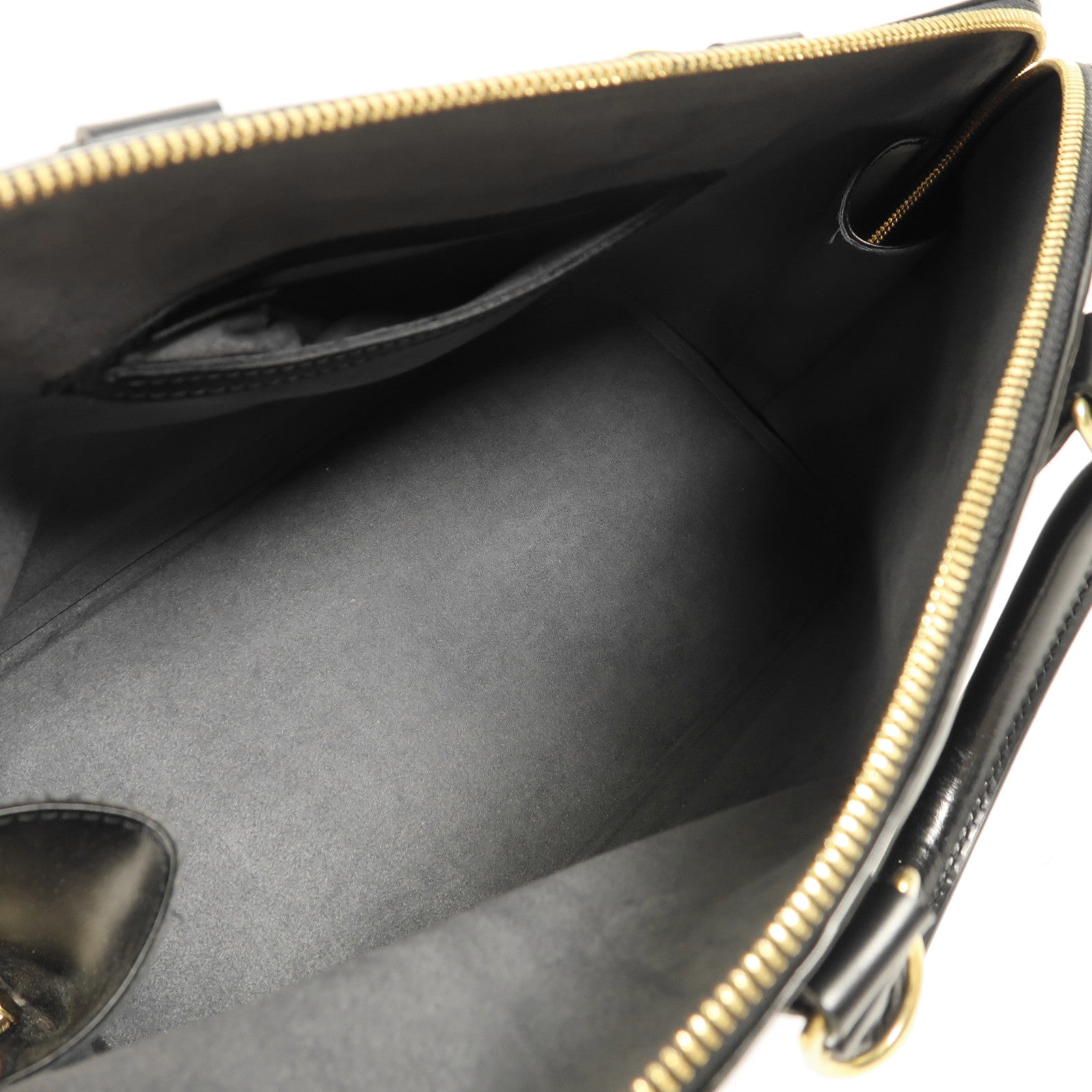 LOUIS VUITTON Epi Alma PM金扣手挽袋