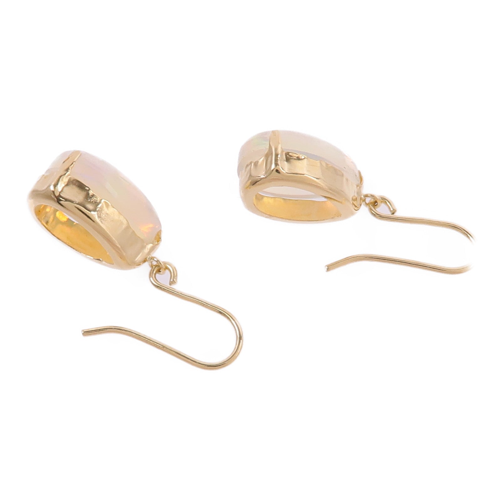 JEWELRY 18K黃金Opal Earrings蛋白石耳環