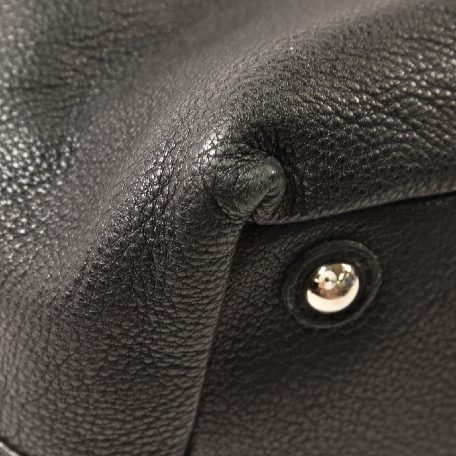 SAINT LAURENT 牛皮皮革Easy Boston Bag銀扣手挽袋