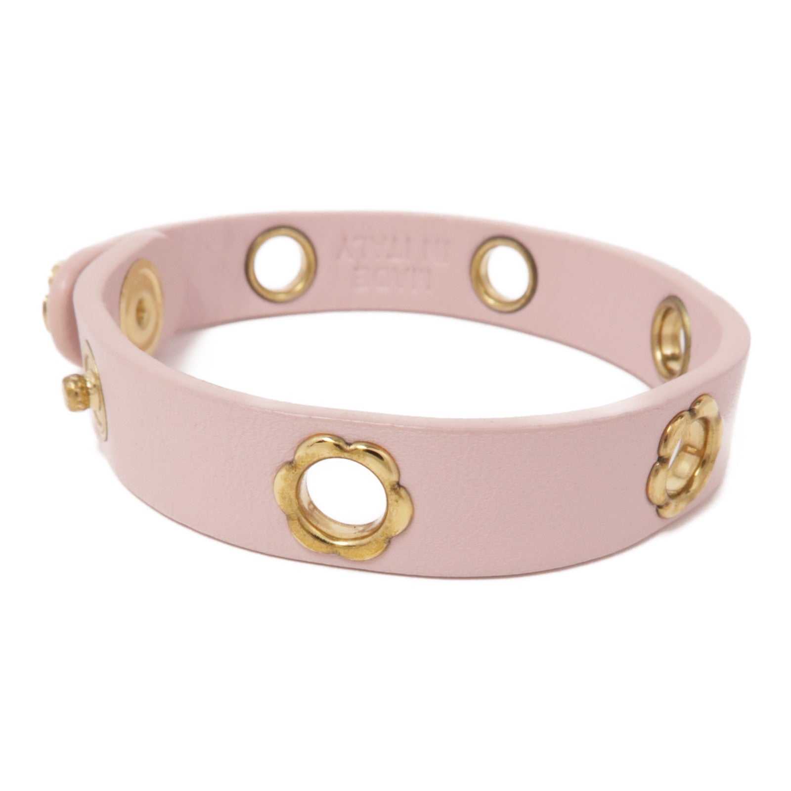 Salvatore Ferragamo 皮革/金屬Bracelet手鐲