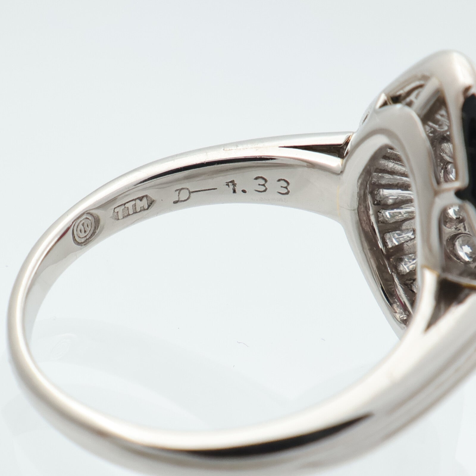JEWELRY PT900鉑金/紅寶石Ruby鑽石戒指
