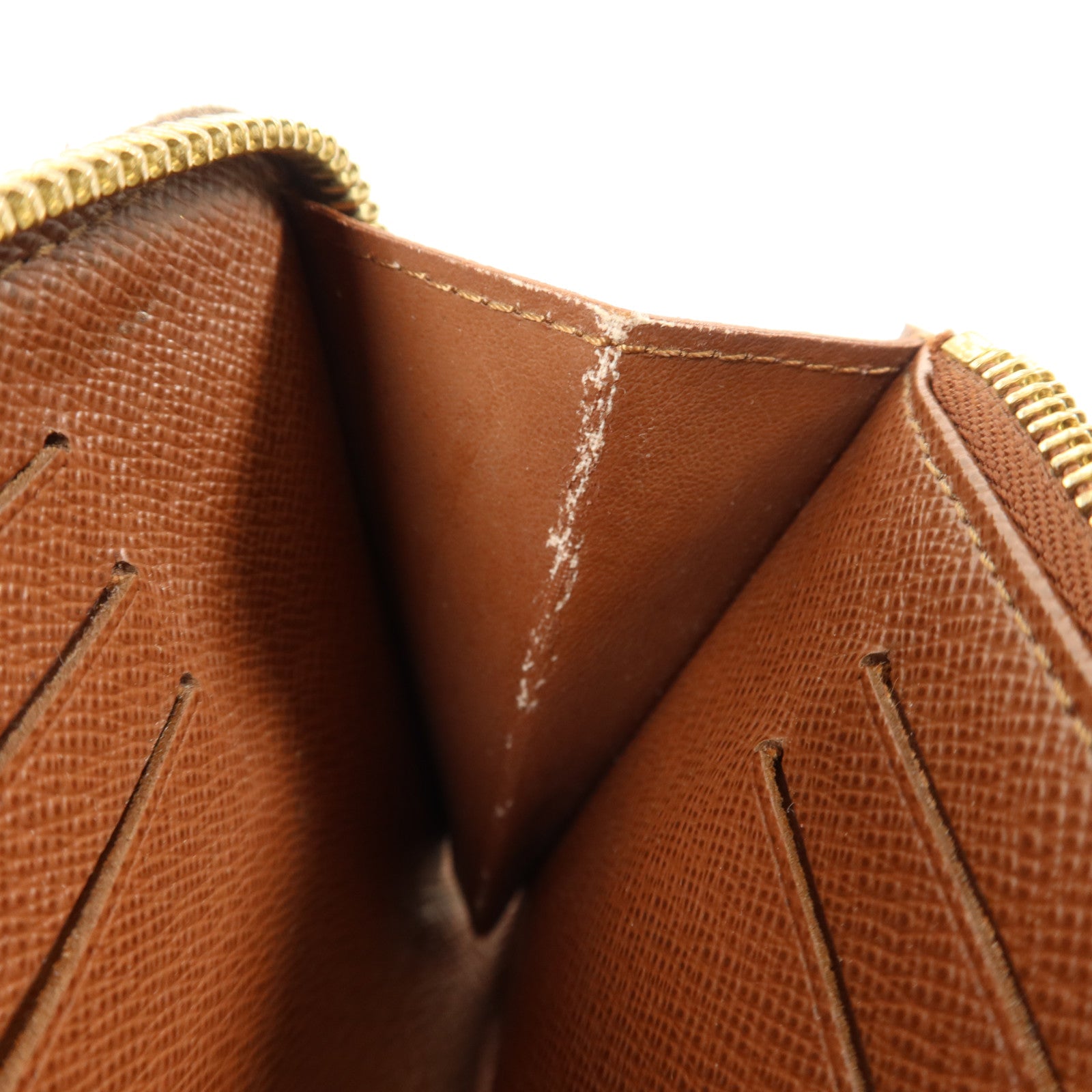 LOUIS VUITTON Monogram Zipper Wallet錢包