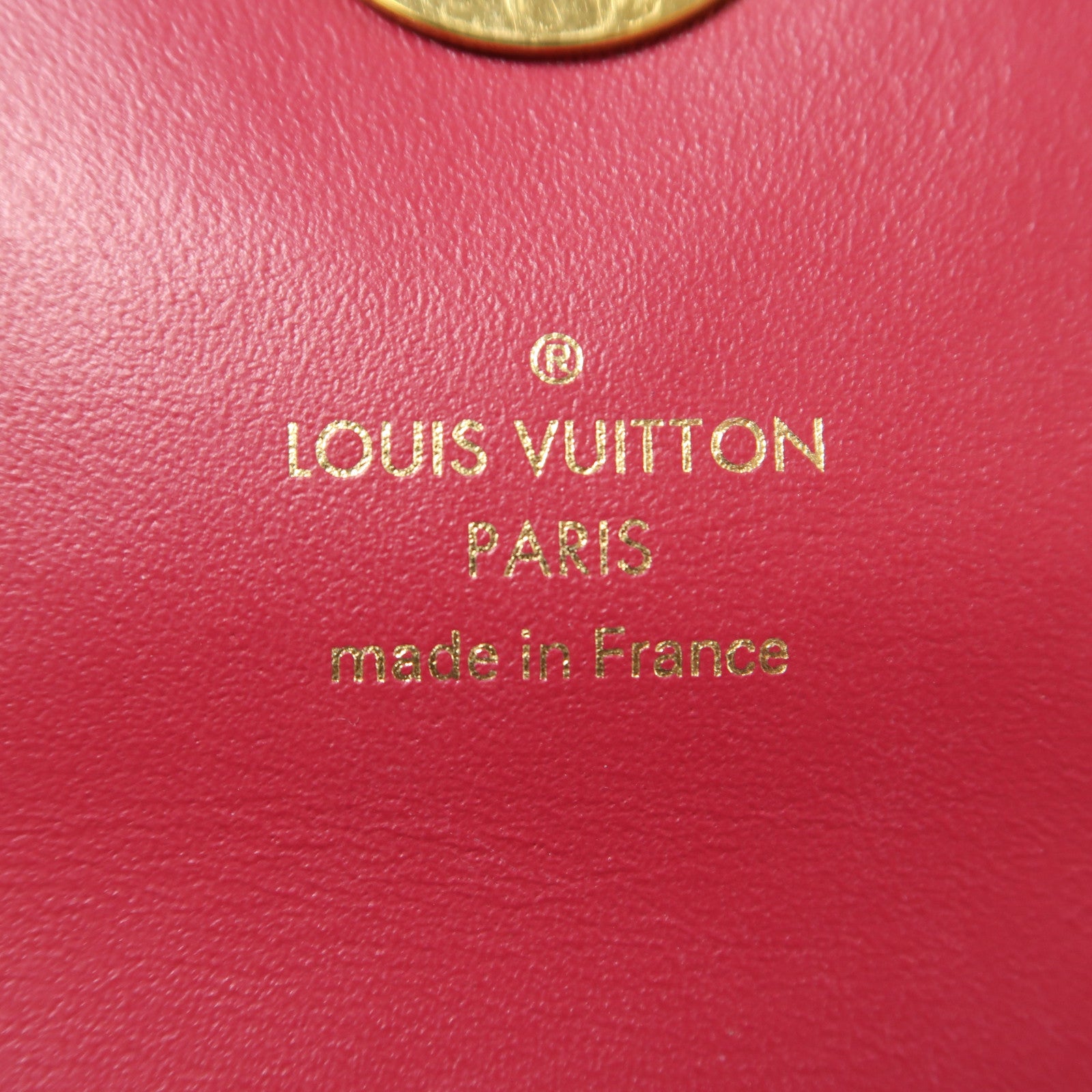 LOUIS VUITTON 【激減優惠】Monogram Portefeuille Flore金扣鏈帶肩背袋