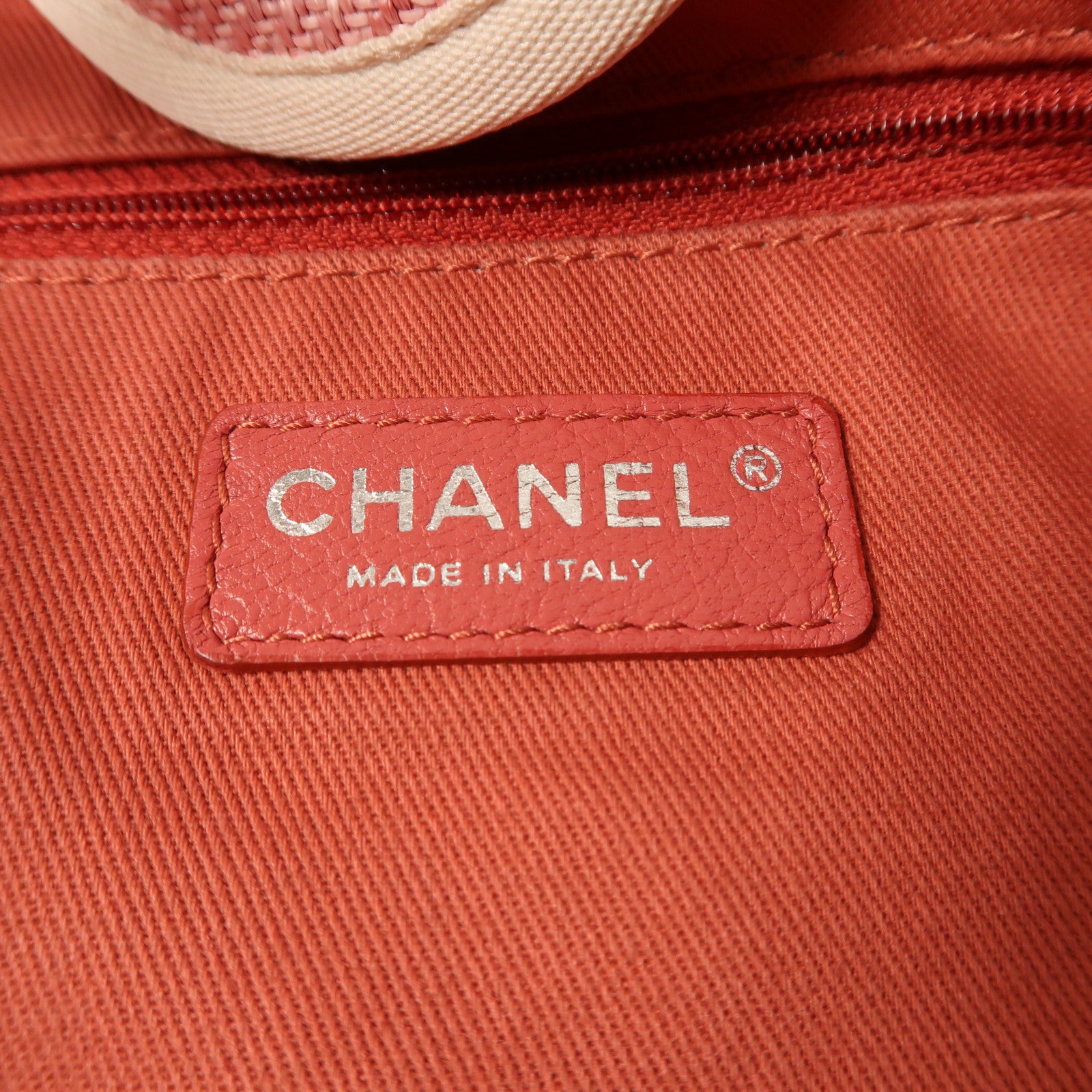 CHANEL Straw Deavuille Tote銀扣手挽肩背兩用袋