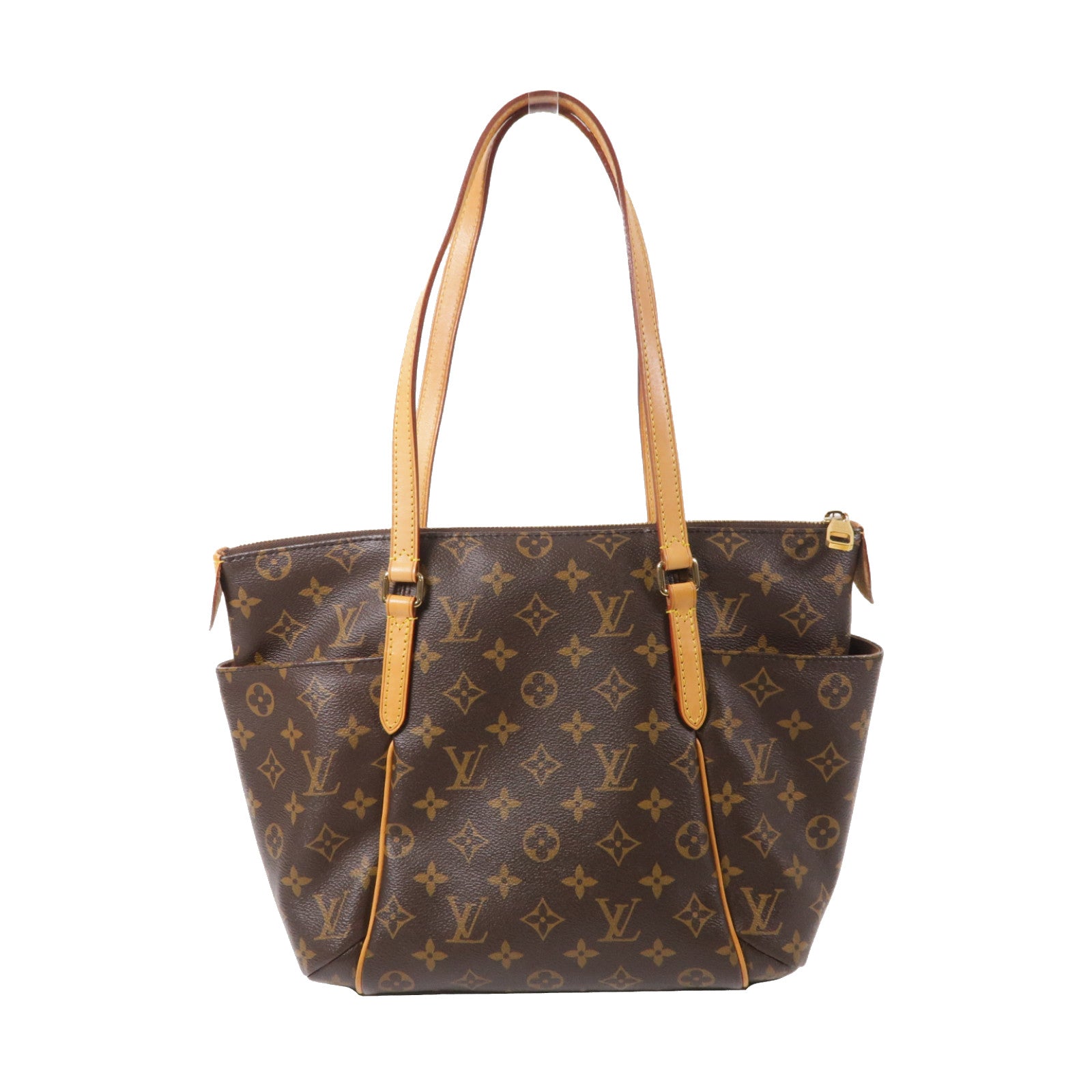LOUIS VUITTON Monogram Totally MM金扣肩背袋啡色