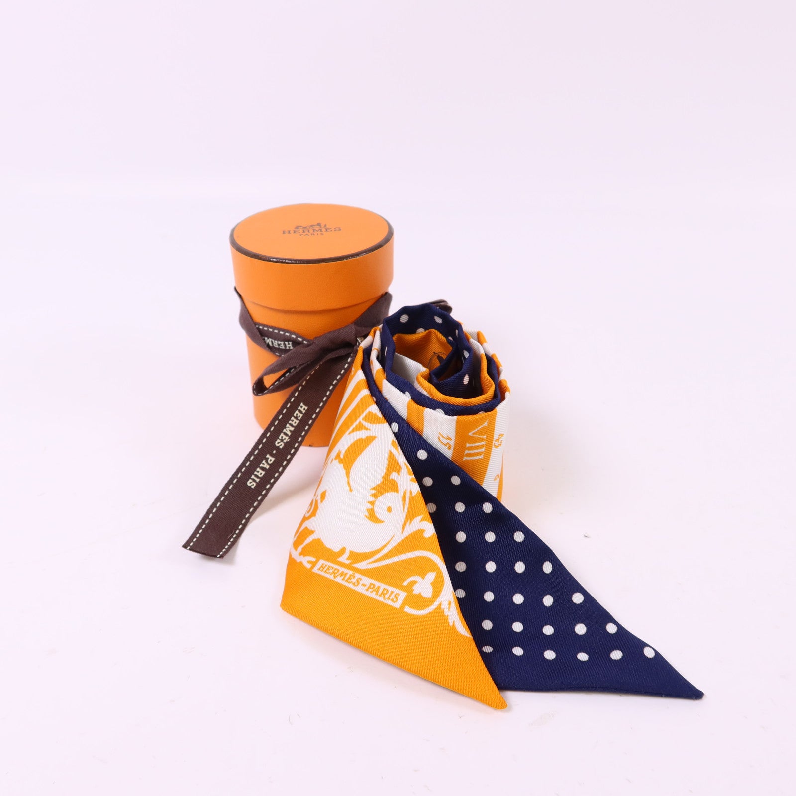 HERMES 絲質Twilly絲巾