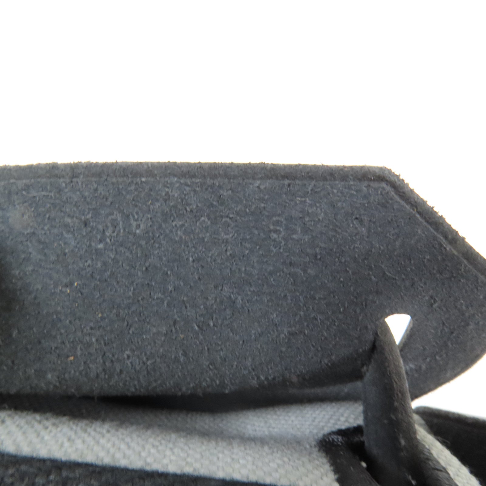 HERMES 帆布Mini Herbag肩背袋Gris Pantin