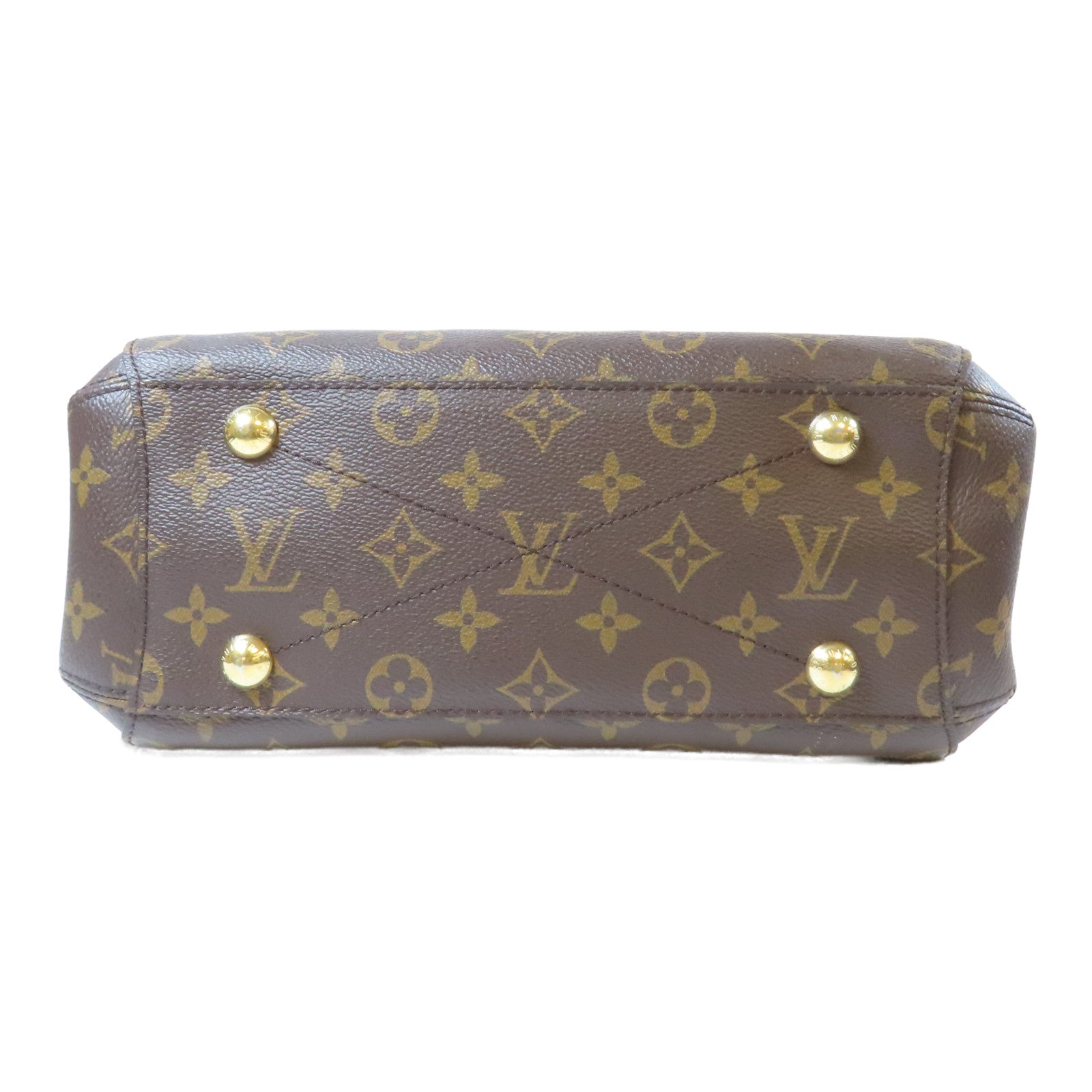 LOUIS VUITTON Monogram Montaigne金扣手挽肩背兩用袋啡色