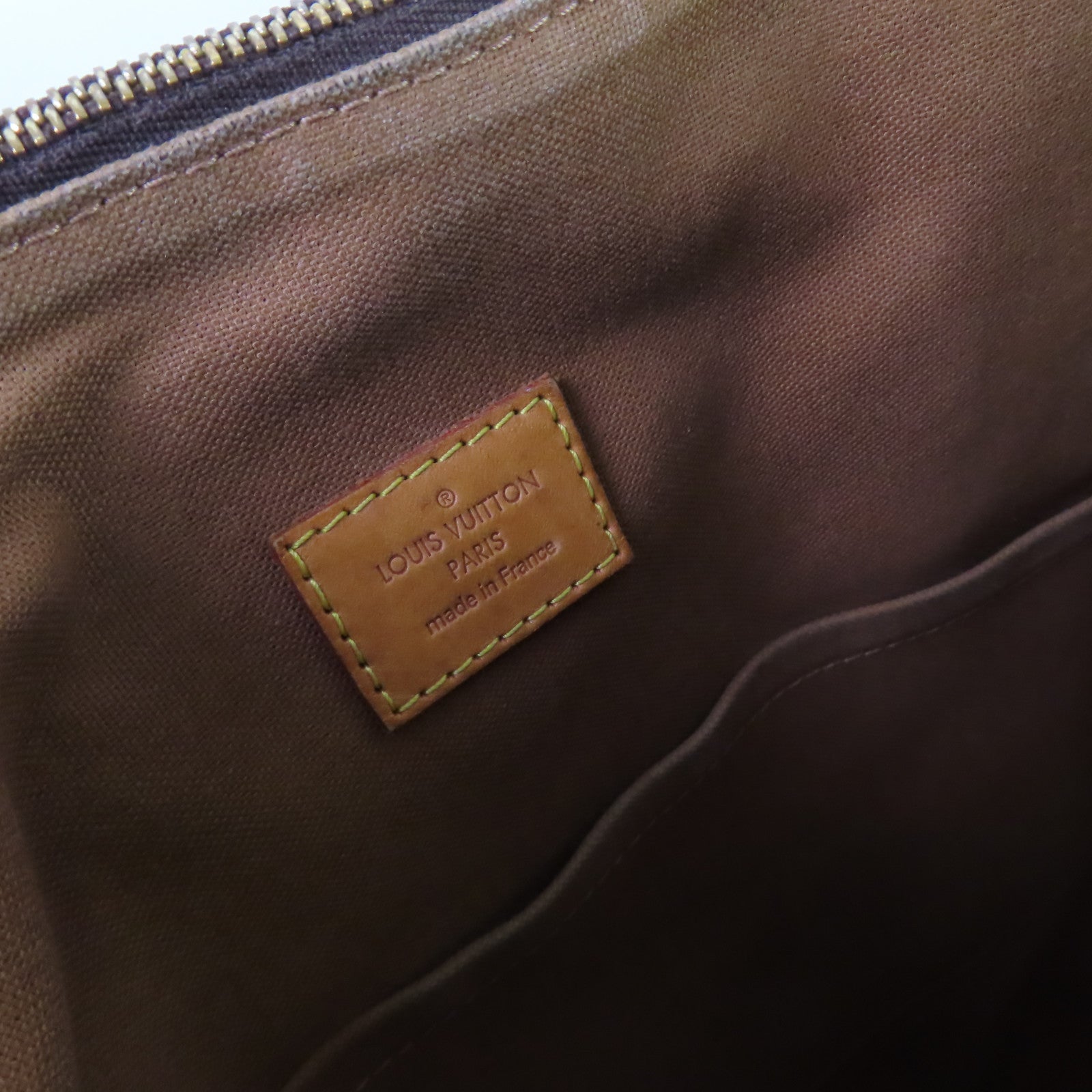 LOUIS VUITTON Monogram Cabas Beauboupg Tote Bag啡色