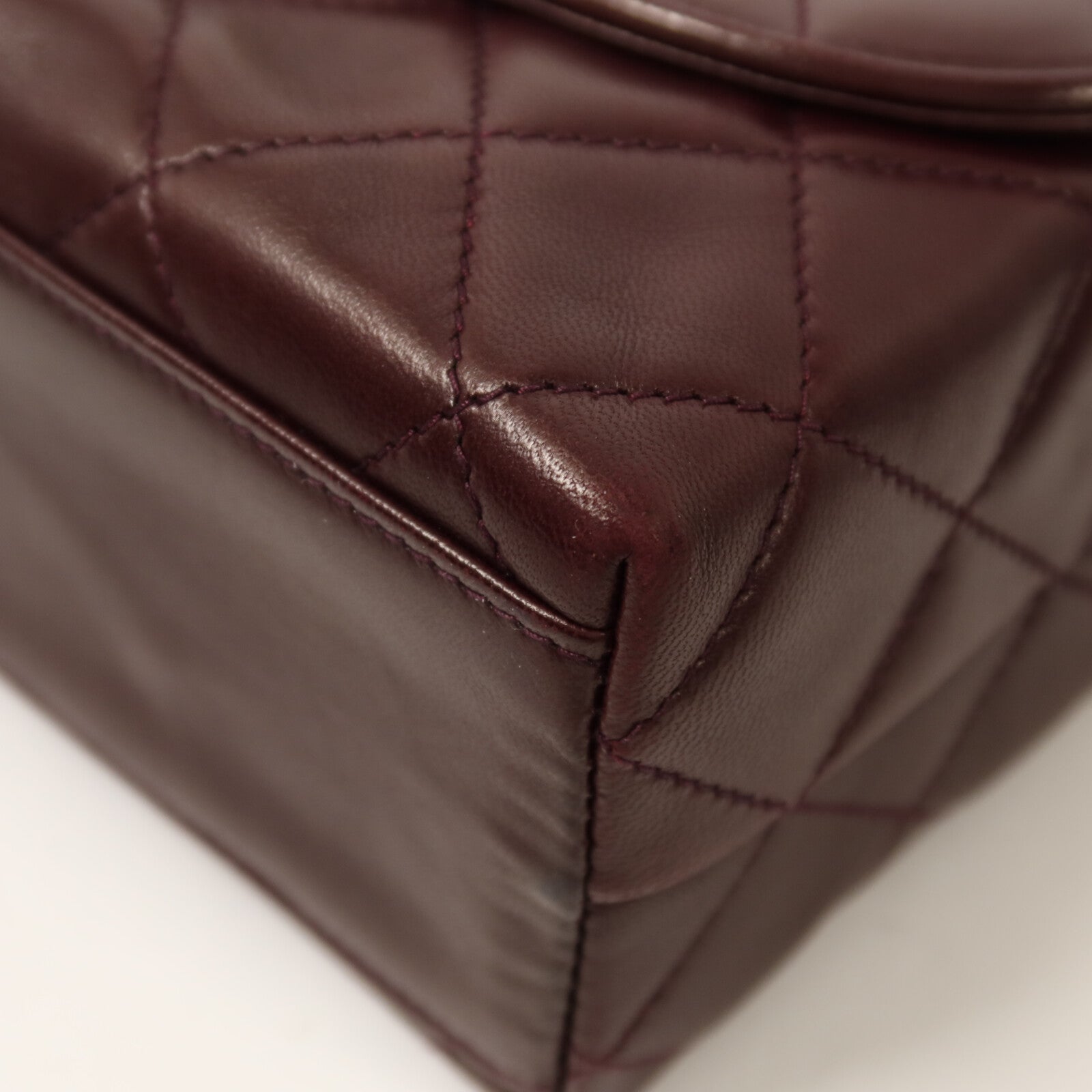 CHANEL 羊皮皮革Vintage Shoulder Bag金扣肩背袋
