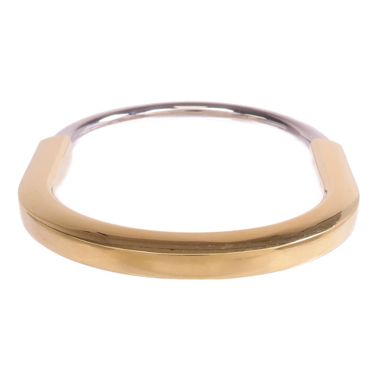 TIFFANY＆CO 18K黃金/白金Lock Bangle手鐲