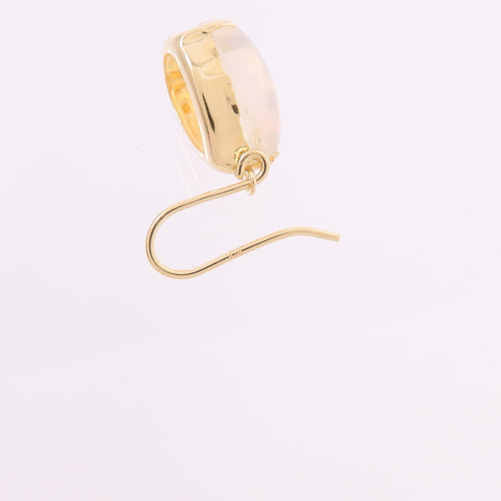 JEWELRY 18K黃金Opal Earrings蛋白石耳環