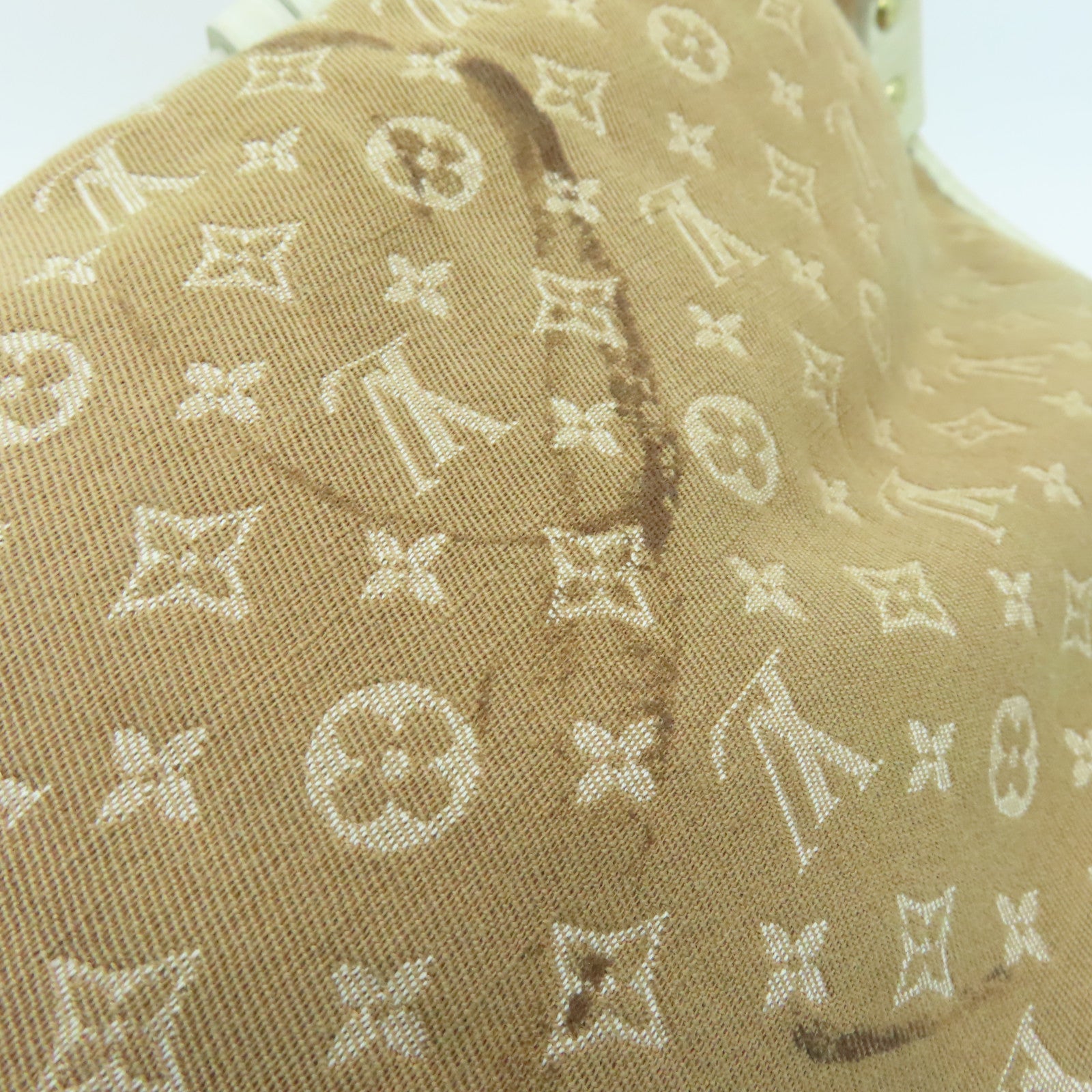 LOUIS VUITTON Monogram idylle Shoulder Bag gold buckle shoulder bag brown