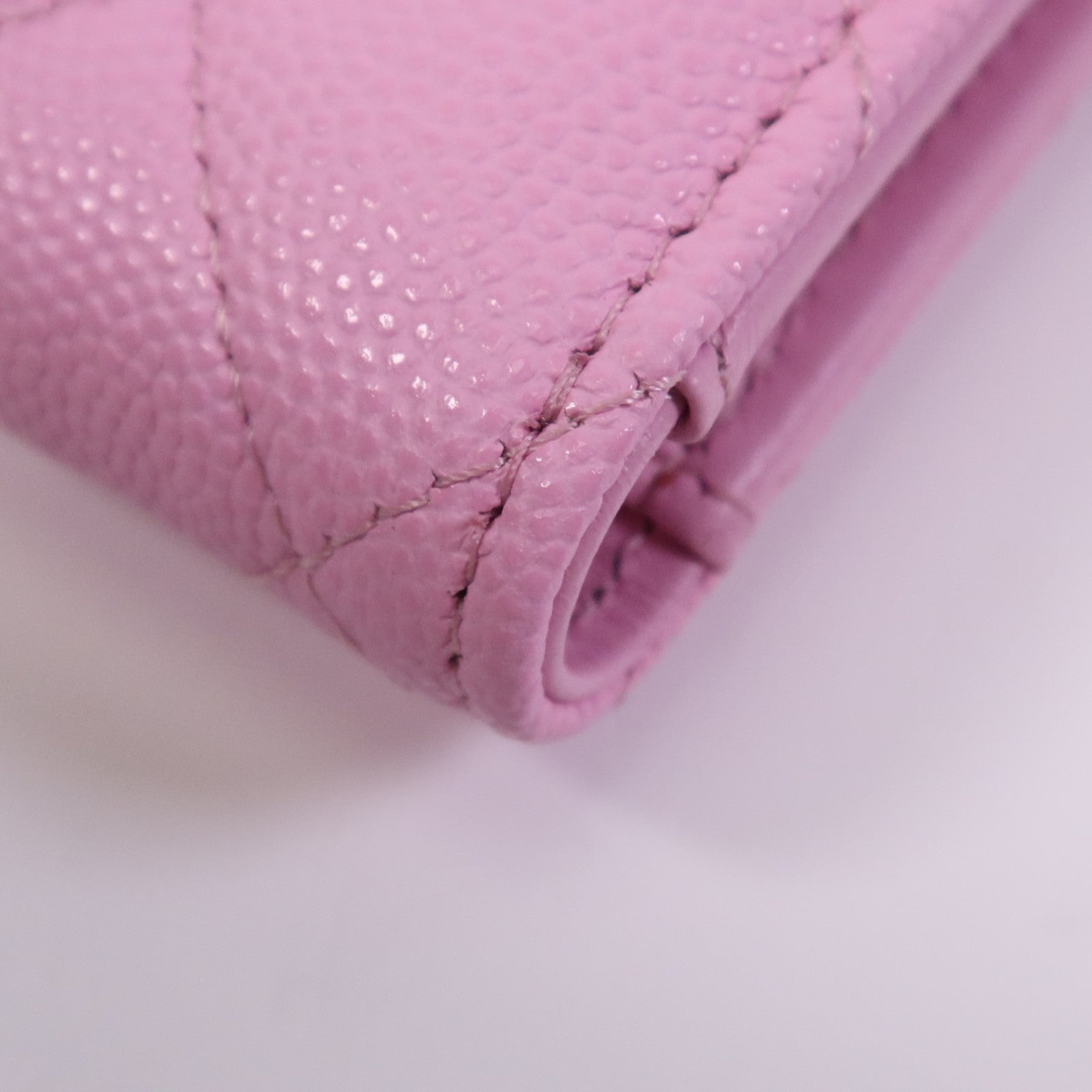 CHANEL 牛皮皮革Classic Small Flap Wallet金扣錢包