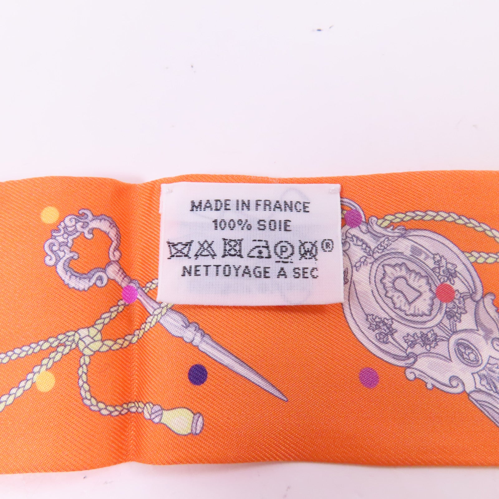 HERMES 絲質Twilly絲巾