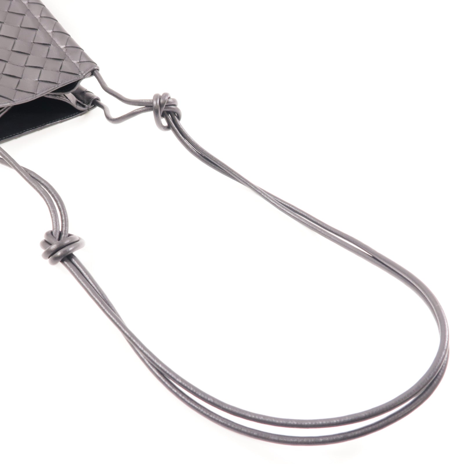BOTTEGA VENETA BV Shoulder Bag Calfskin Leather Black