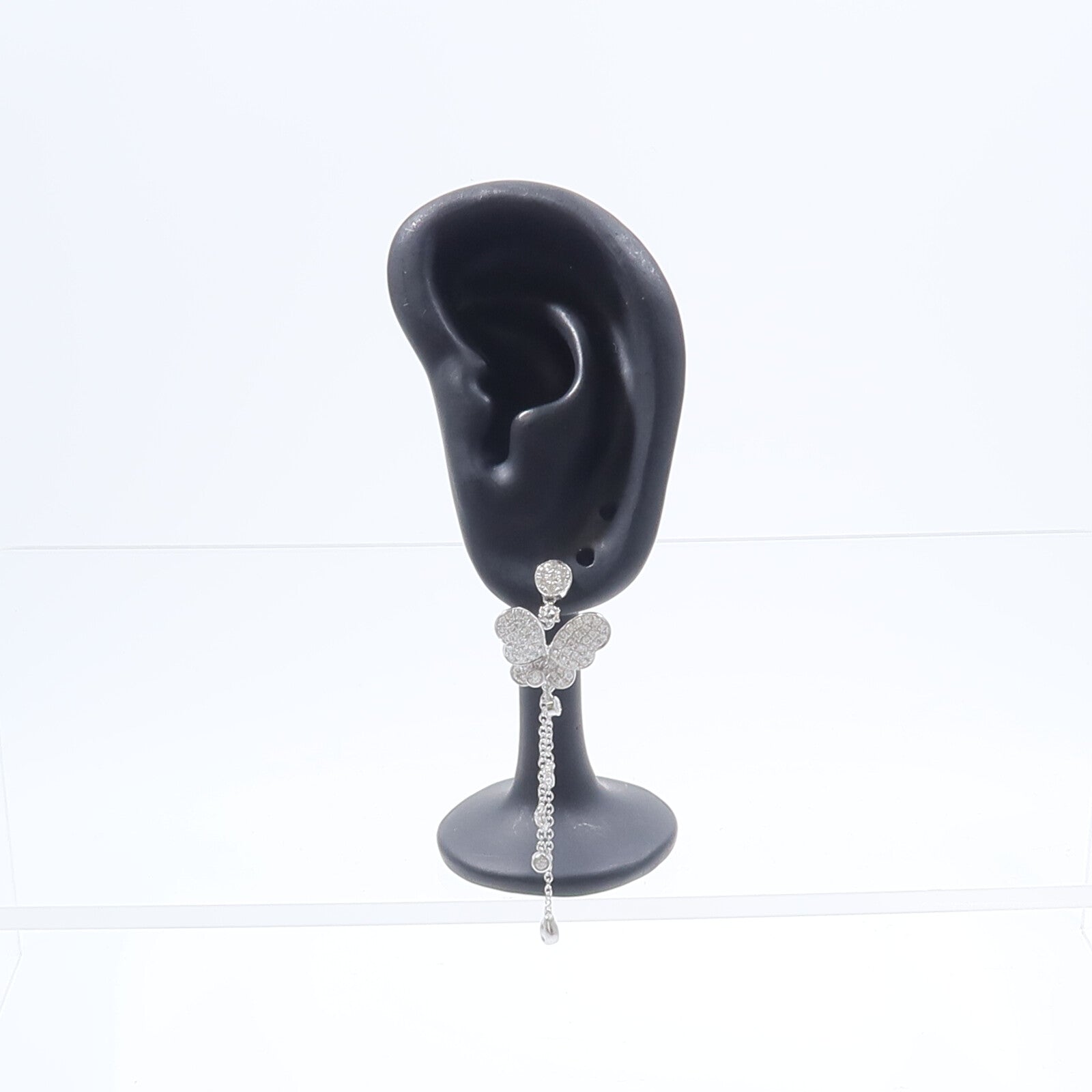 JEWELRY 18K白金Diamond Earrings鑽石耳環