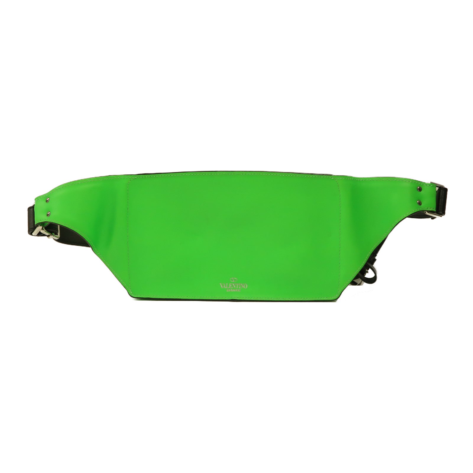 Valentino SHW Garavani VLN Waist Bag Calfskin Leather Green