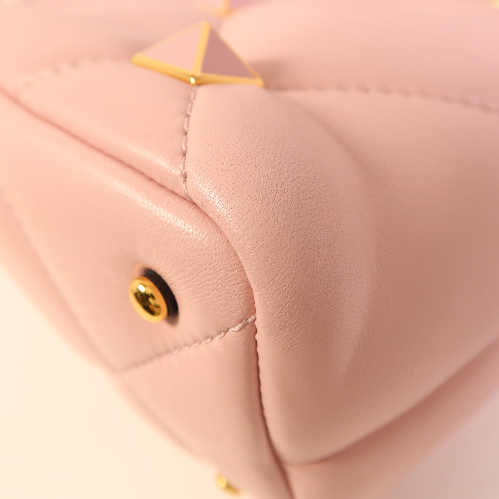 Valentino 牛皮皮革2 Way Shoulder Bag金扣手挽肩背兩用袋
