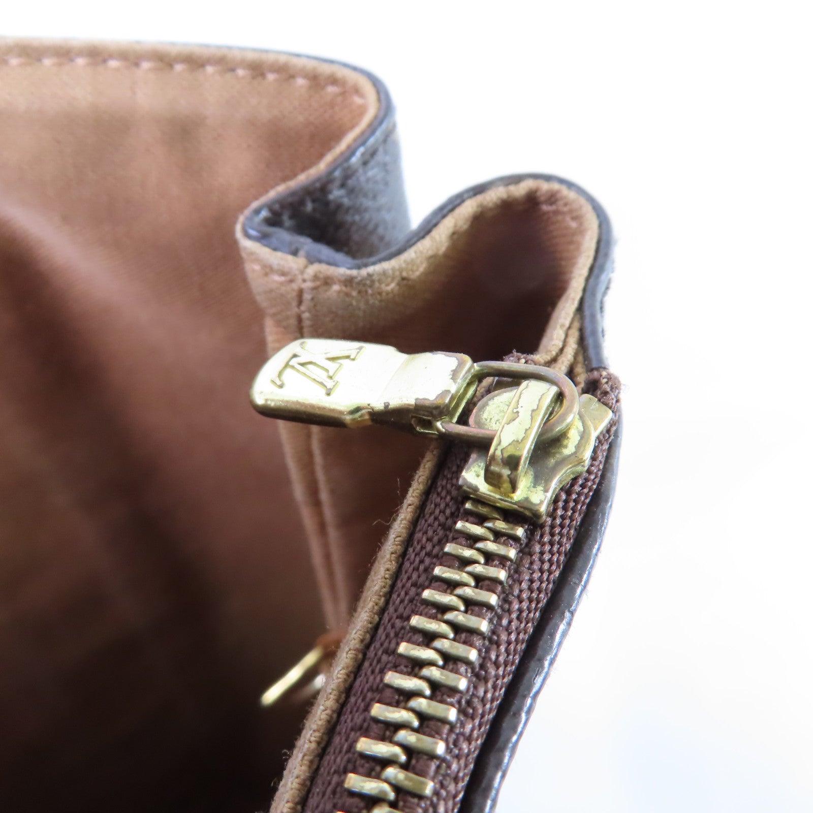 LOUIS VUITTON Monogram Cabas Beauboupg Tote Bag啡色