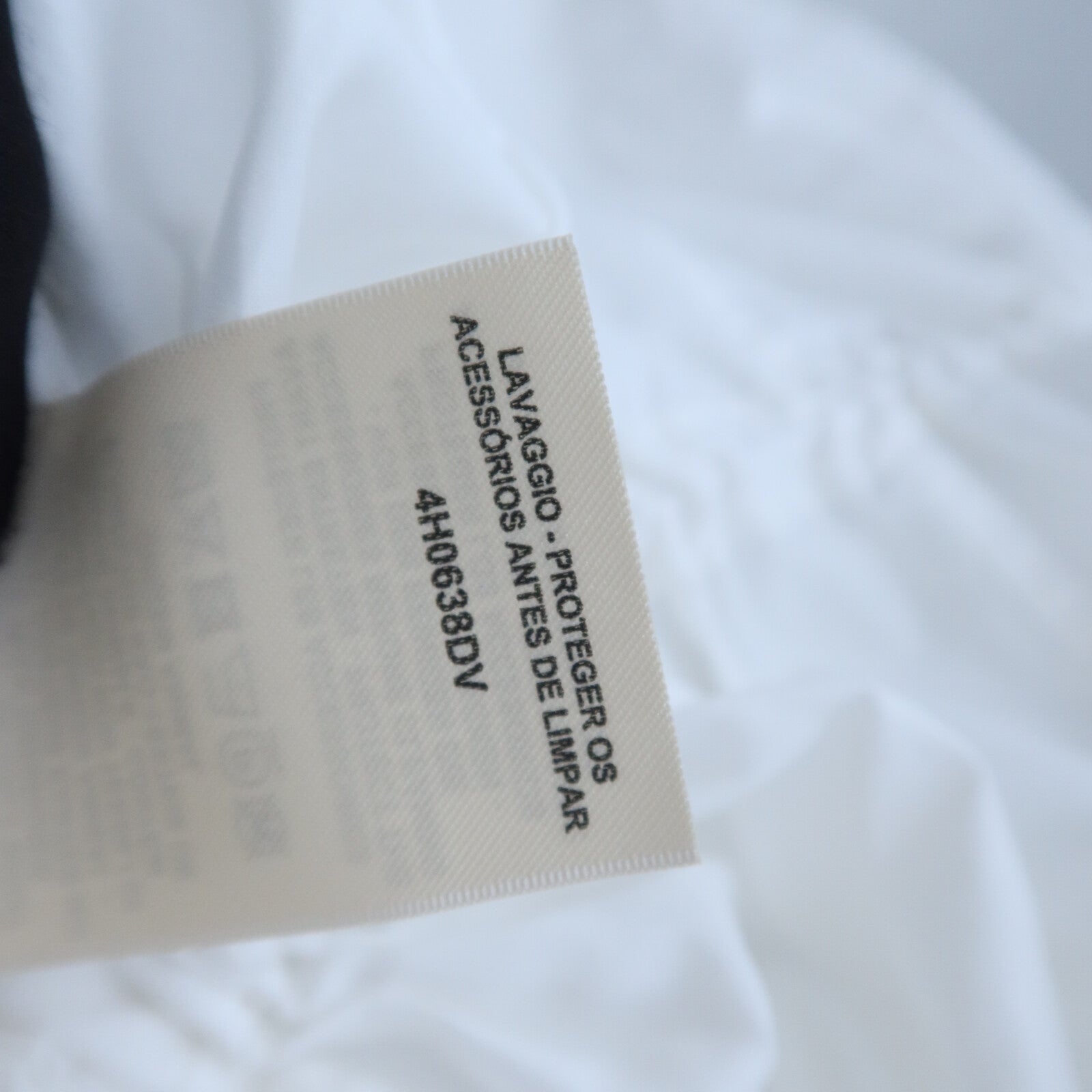 HERMES Cotton Pleated Ruffle Shirt上衣