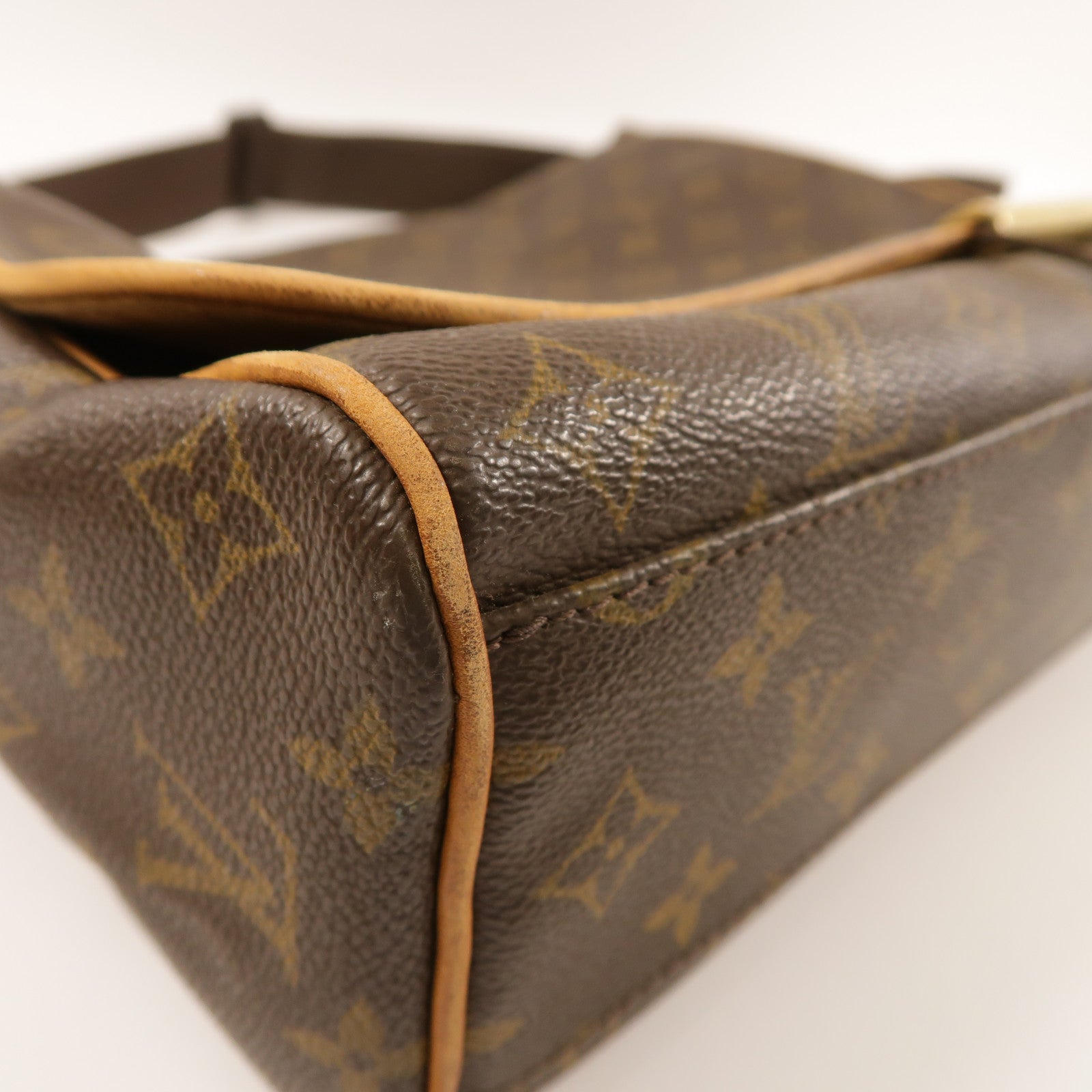 LOUIS VUITTON 【激減優惠】Monogram Abbesses金扣肩背袋棕色