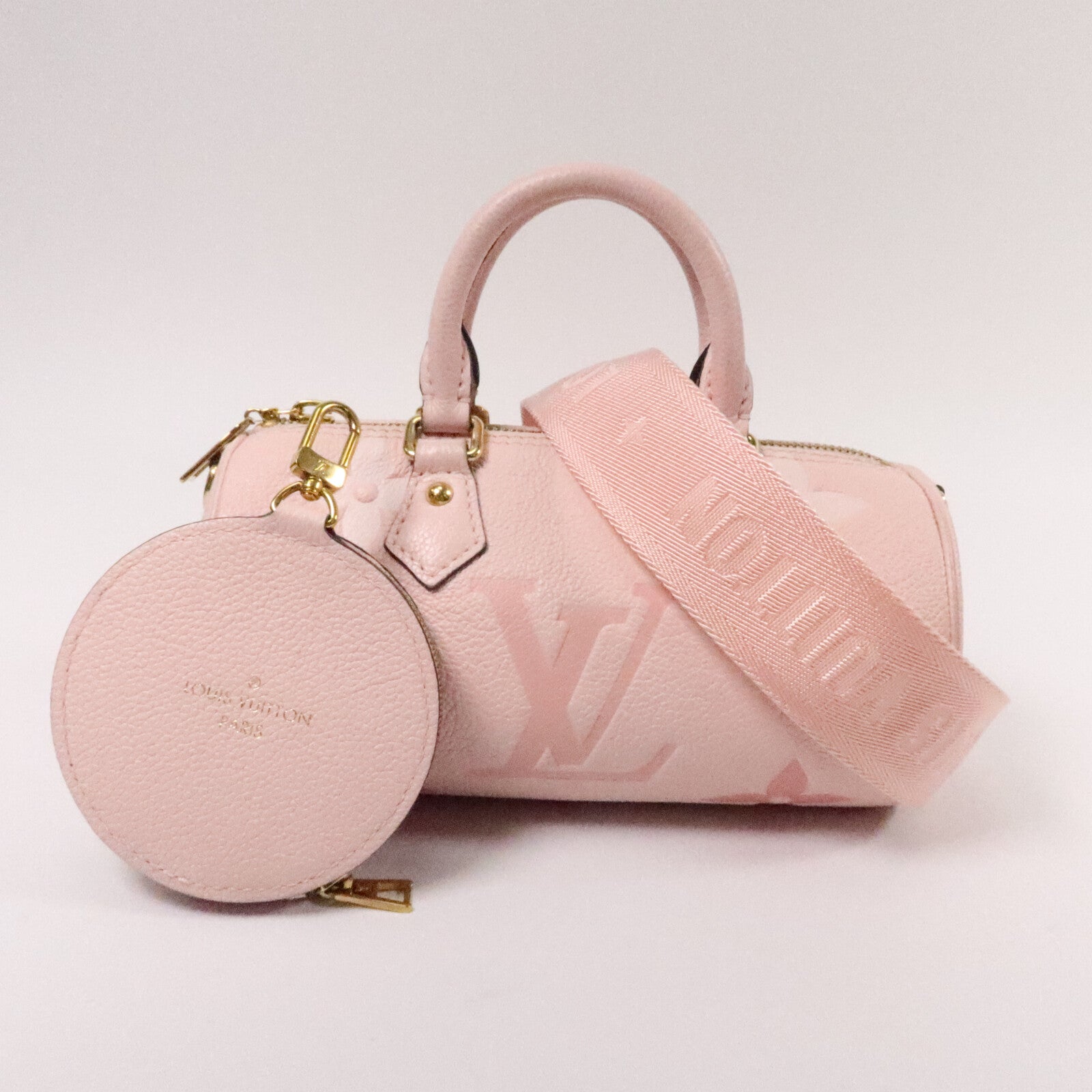 LOUIS VUITTON Monogram Empreinte Papillon BB手挽肩背兩用袋