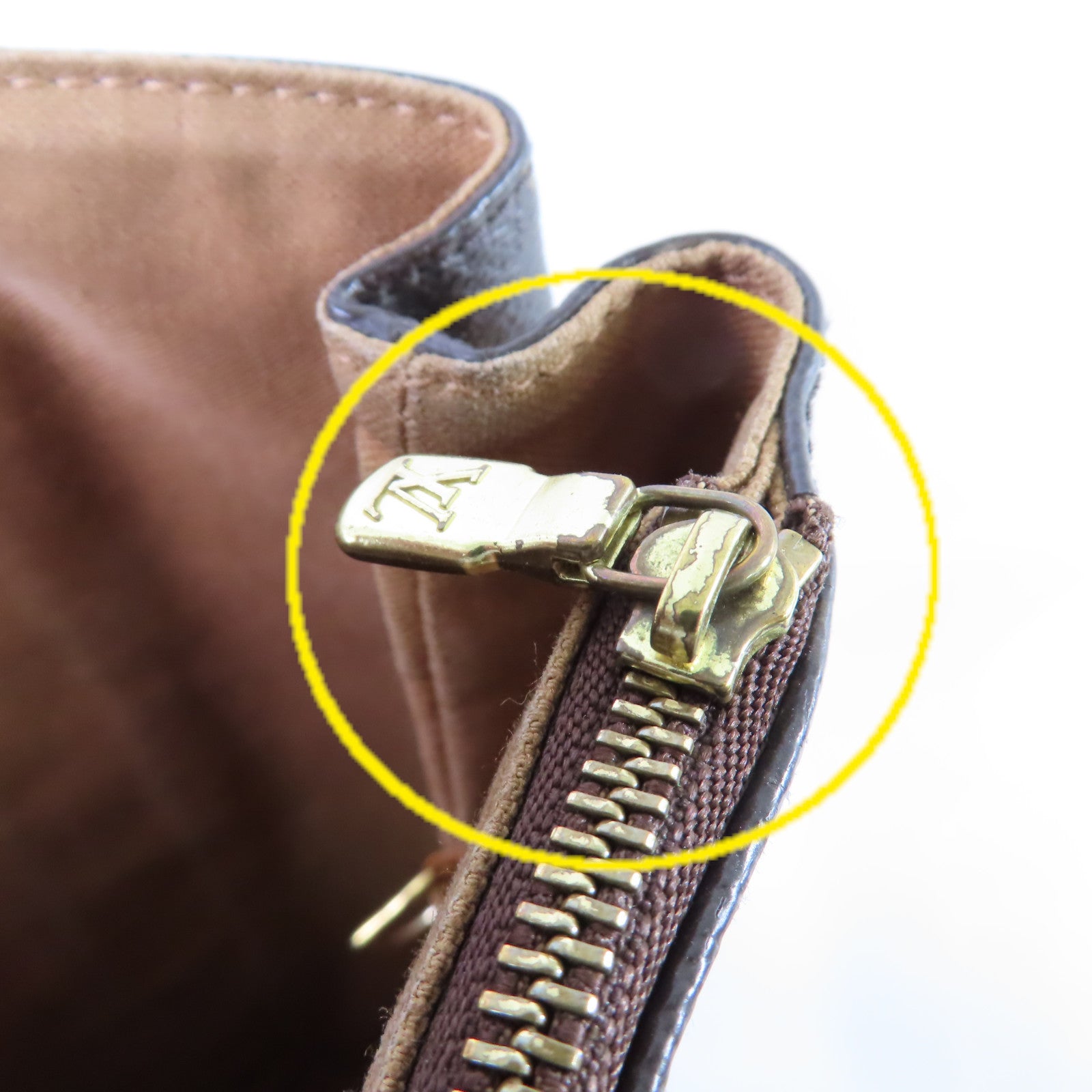 LOUIS VUITTON Monogram Cabas Beauboupg Tote Bag啡色