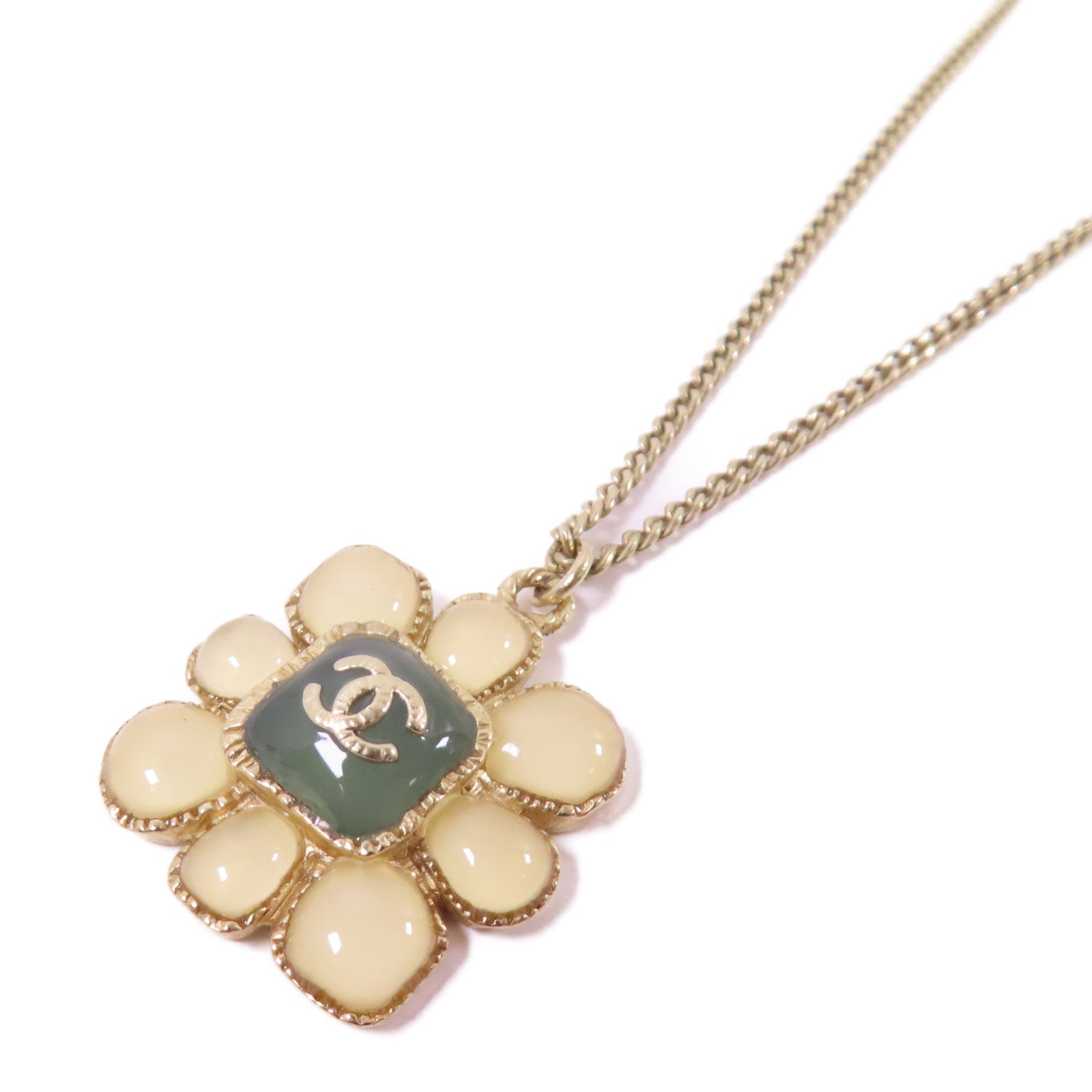 CHANEL 金屬Necklace金扣項鍊
