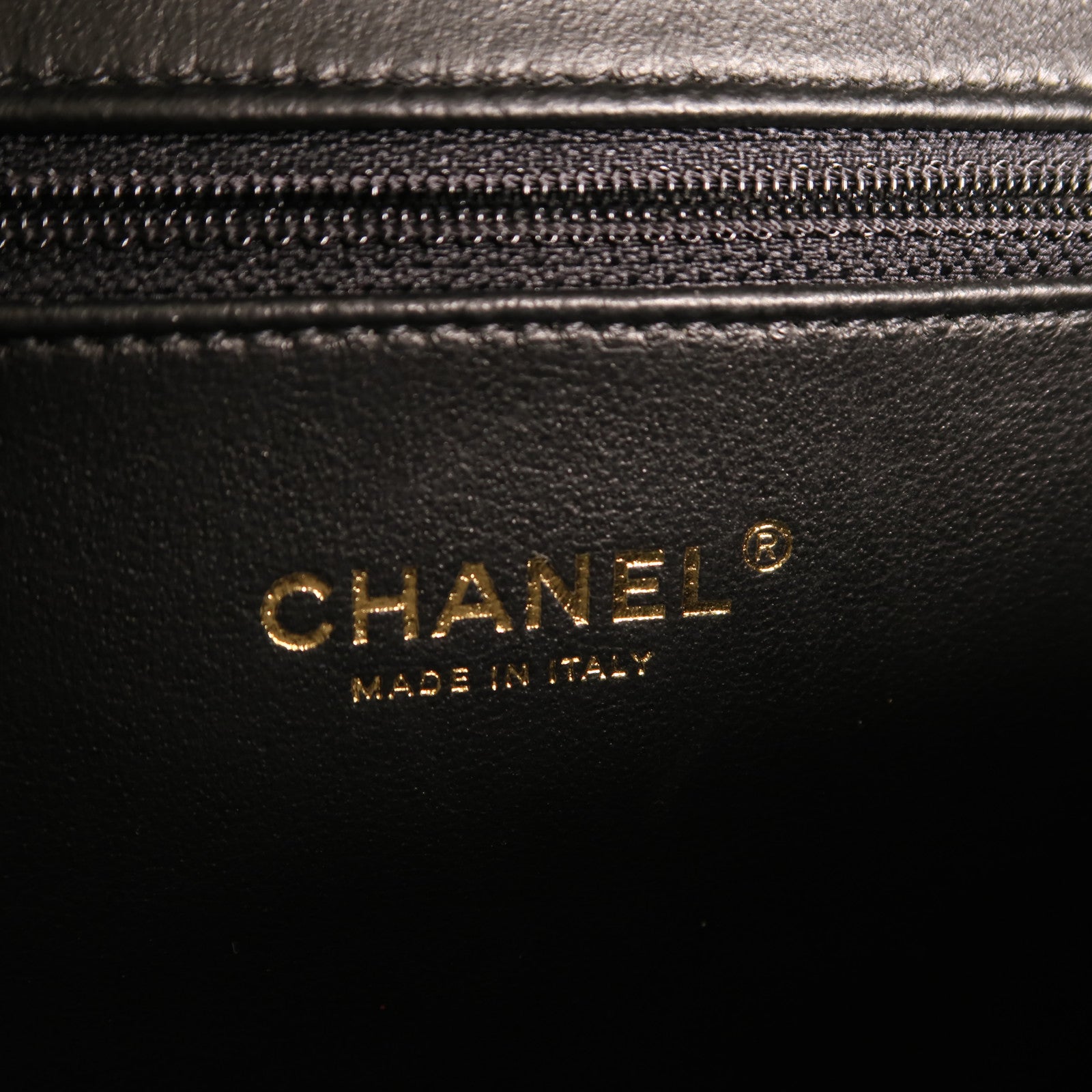 CHANEL 牛皮皮革Vanity Case金扣手挽肩背兩用袋