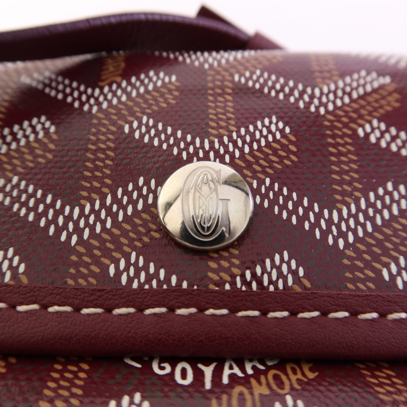 GOYARD 塗層帆布Mini Anjou Tote Bag銀扣手挽袋